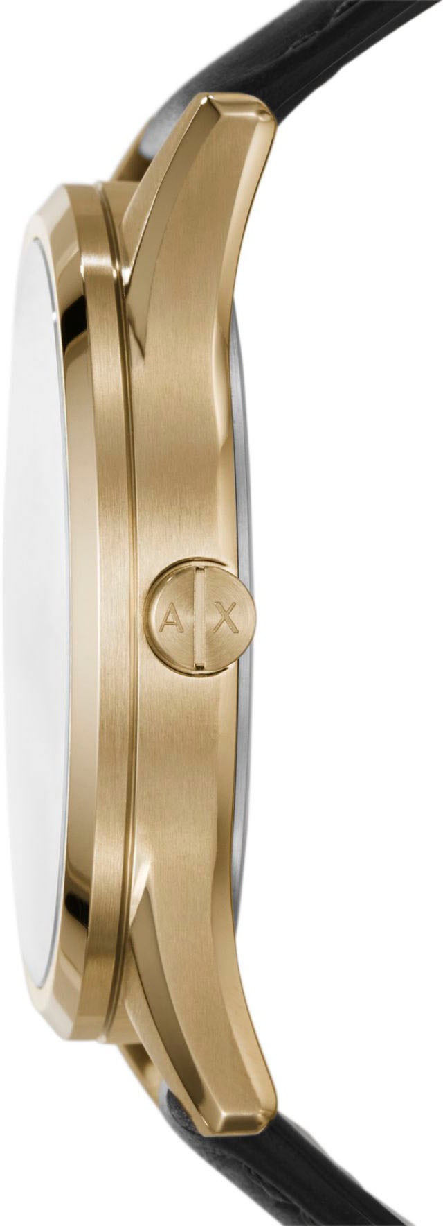 ARMANI EXCHANGE Multifunktionsuhr »AX1869«, Quarzuhr, Armbanduhr, Herrenuhr, analog, Lederarmband