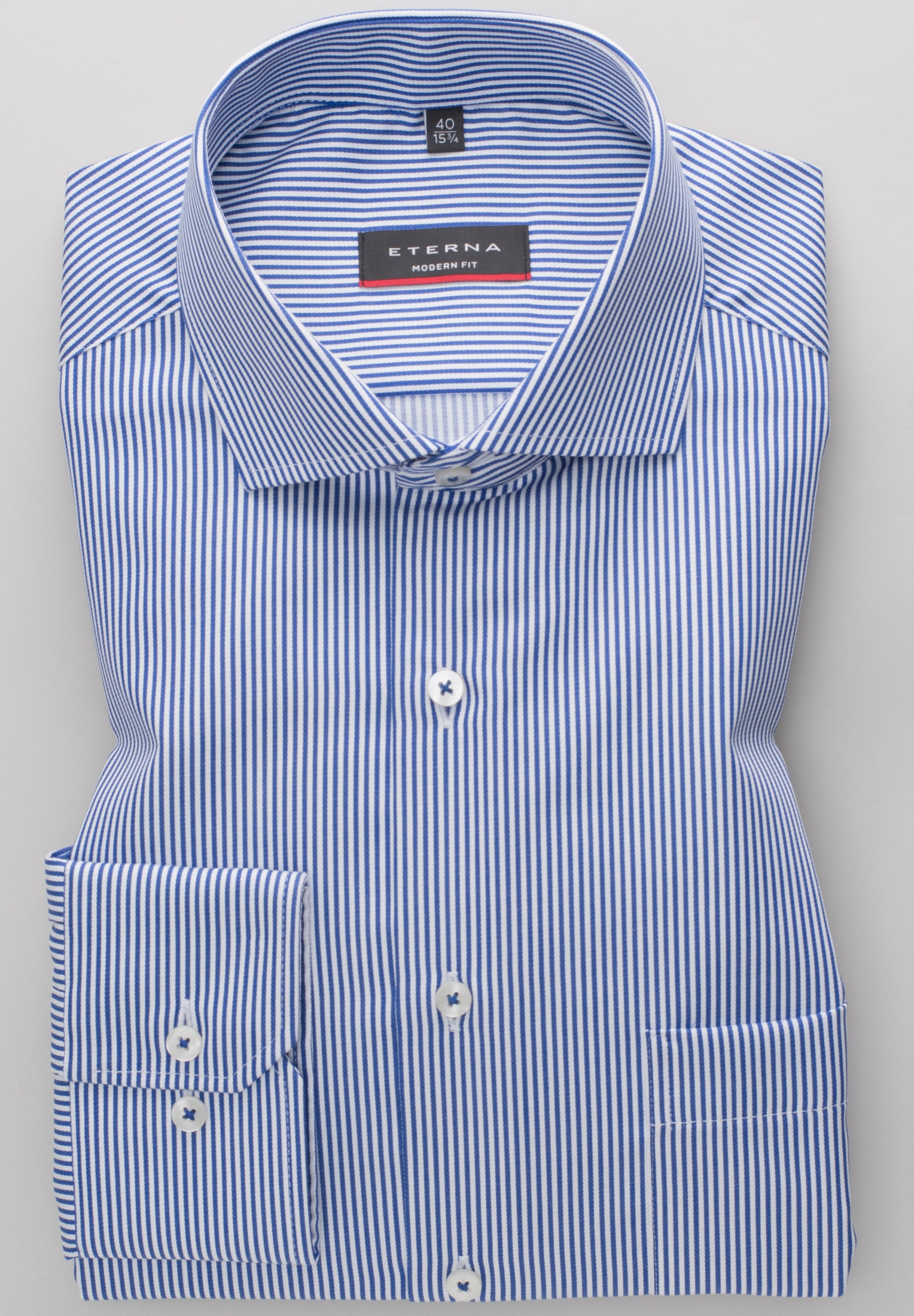 Eterna Langarmhemd »MODERN FIT«, NON IRON (bügelfrei)