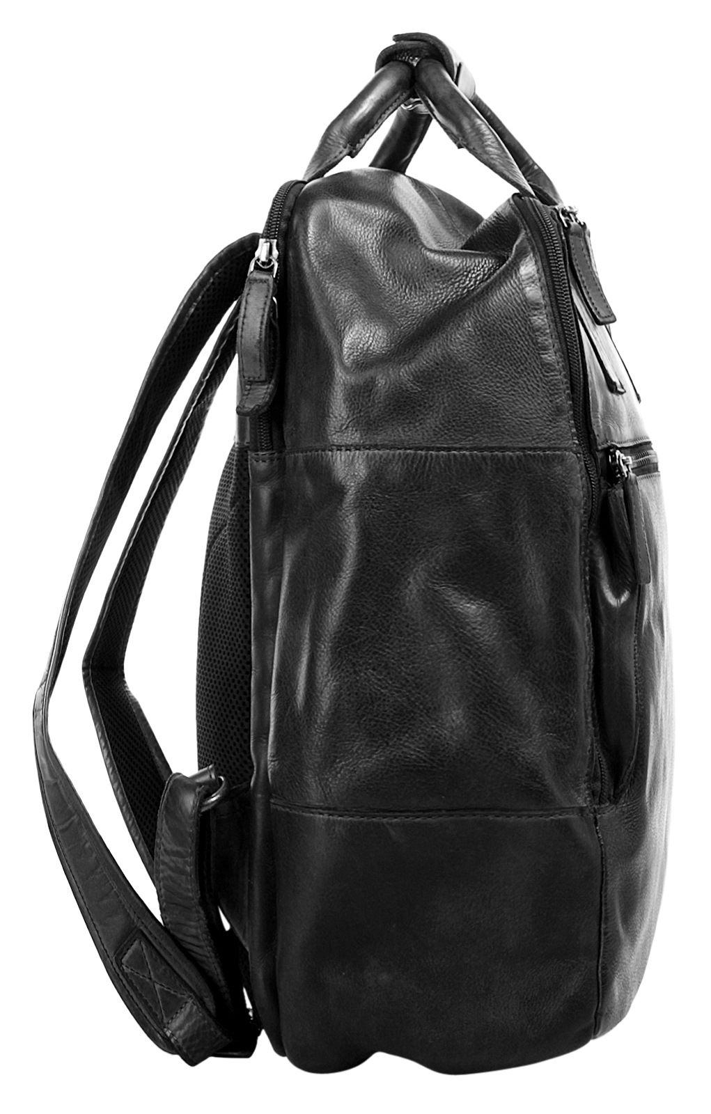 X-Zone Laptoprucksack, echt Leder