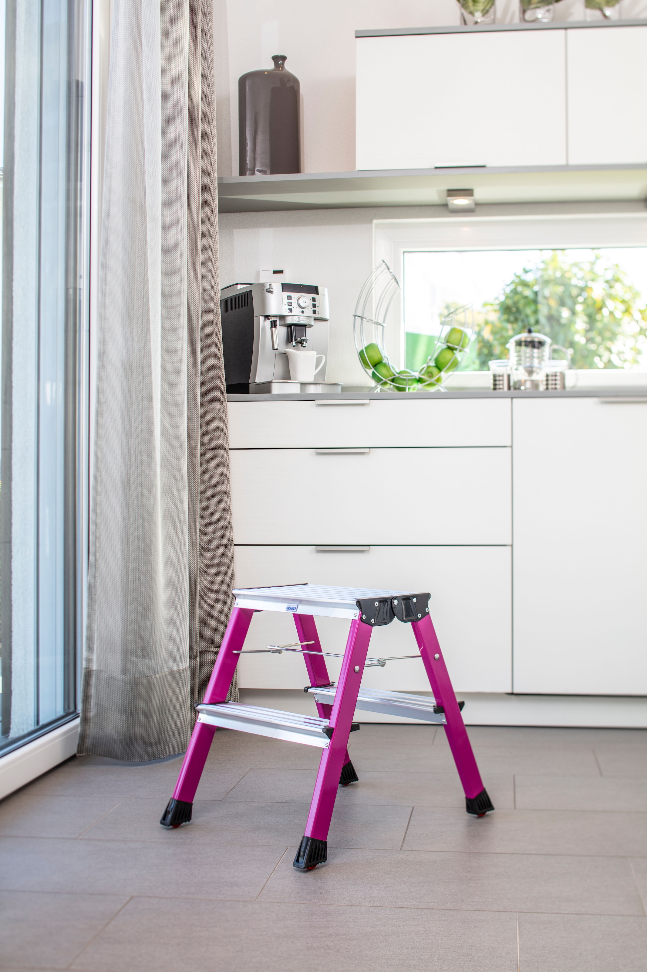 KRAUSE Klapptritt »Rolly« 2 x 2 Stufen