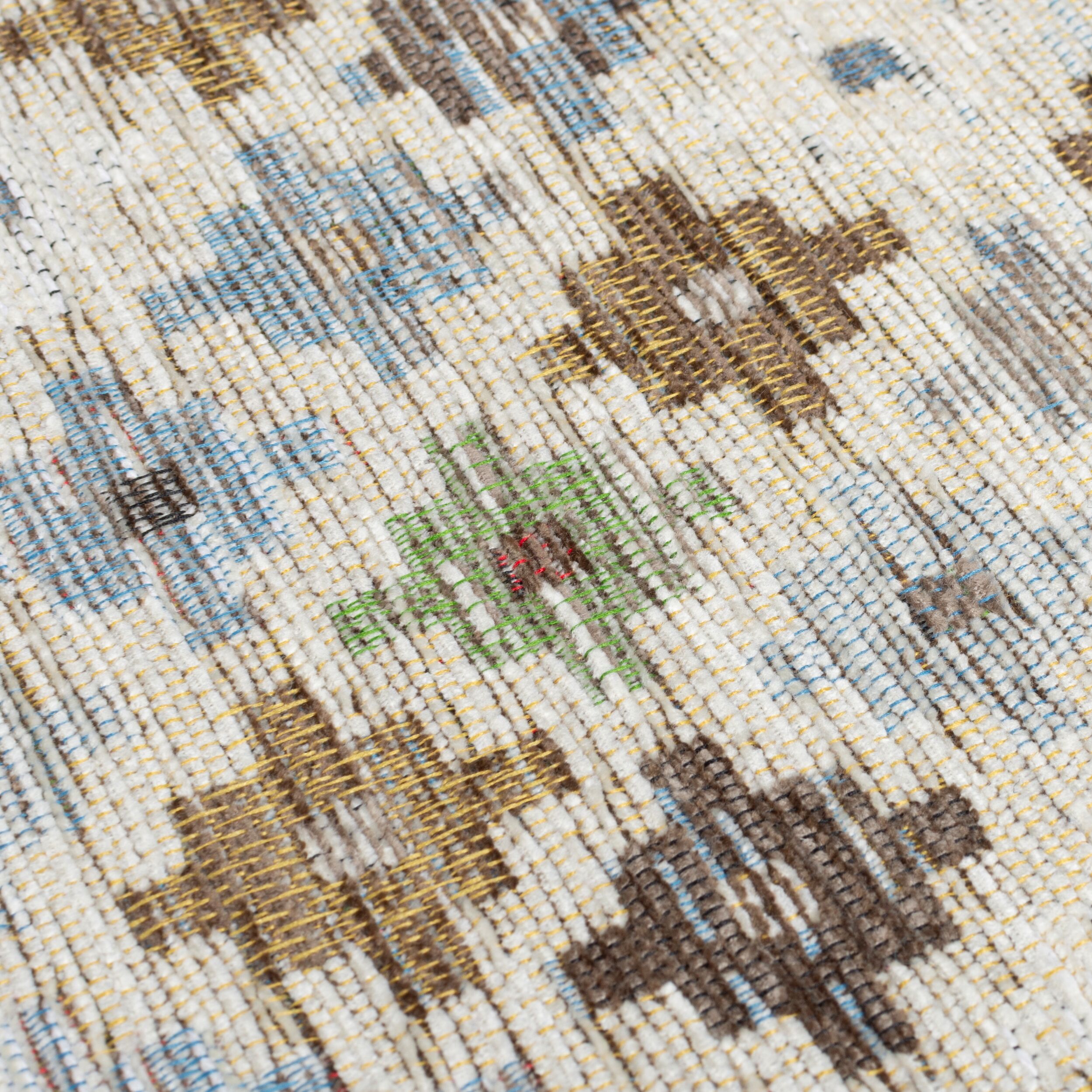 Thumbnail - FLAIR RUGS Teppich "Abstract Diamond" rechteckig 3 mm Höhe Chenille-Teppich, Melange Effekt, Wohnzimmer, Schlafzimmer, E...