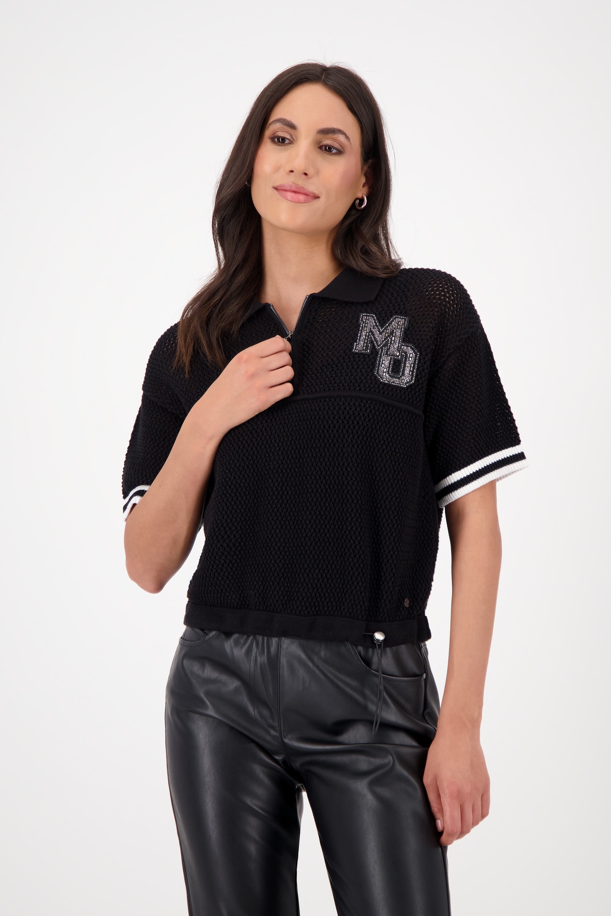 Monari Ajourpullover "Pullover Ajour", Mit Rundhalsausschnitt günstig online kaufen