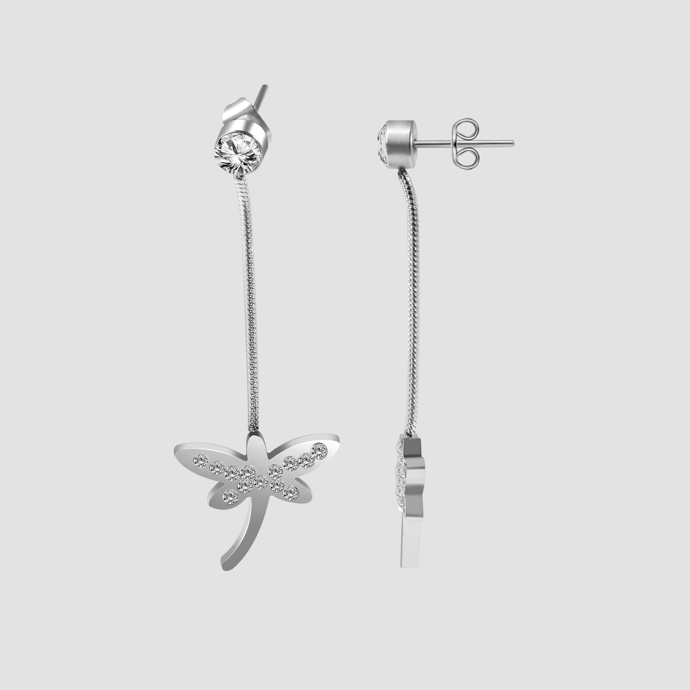 Adelia´s Paar Ohrhänger »Damen Ohrringe – Ohrstecker aus Edelstahl« Eine schöne Geschenkidee für jeden Anlass