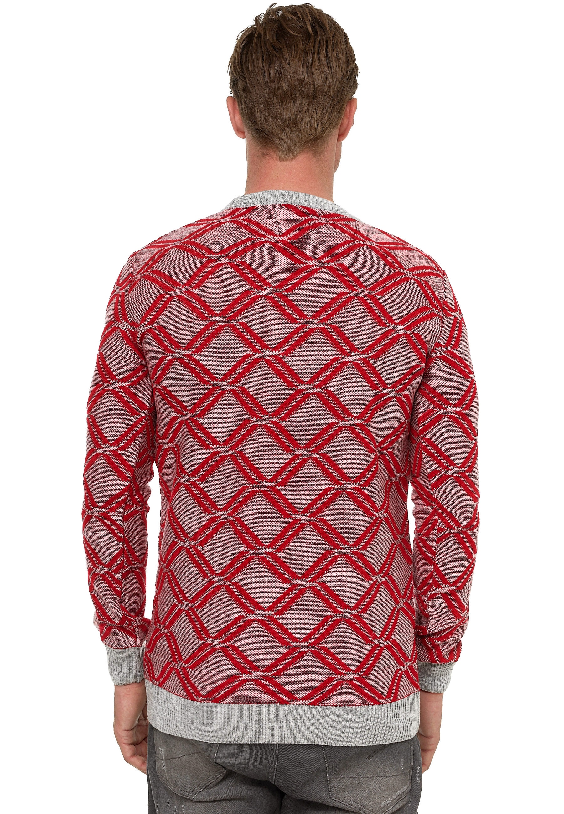 Rusty Neal Strickpullover, in tollem Karo-Design