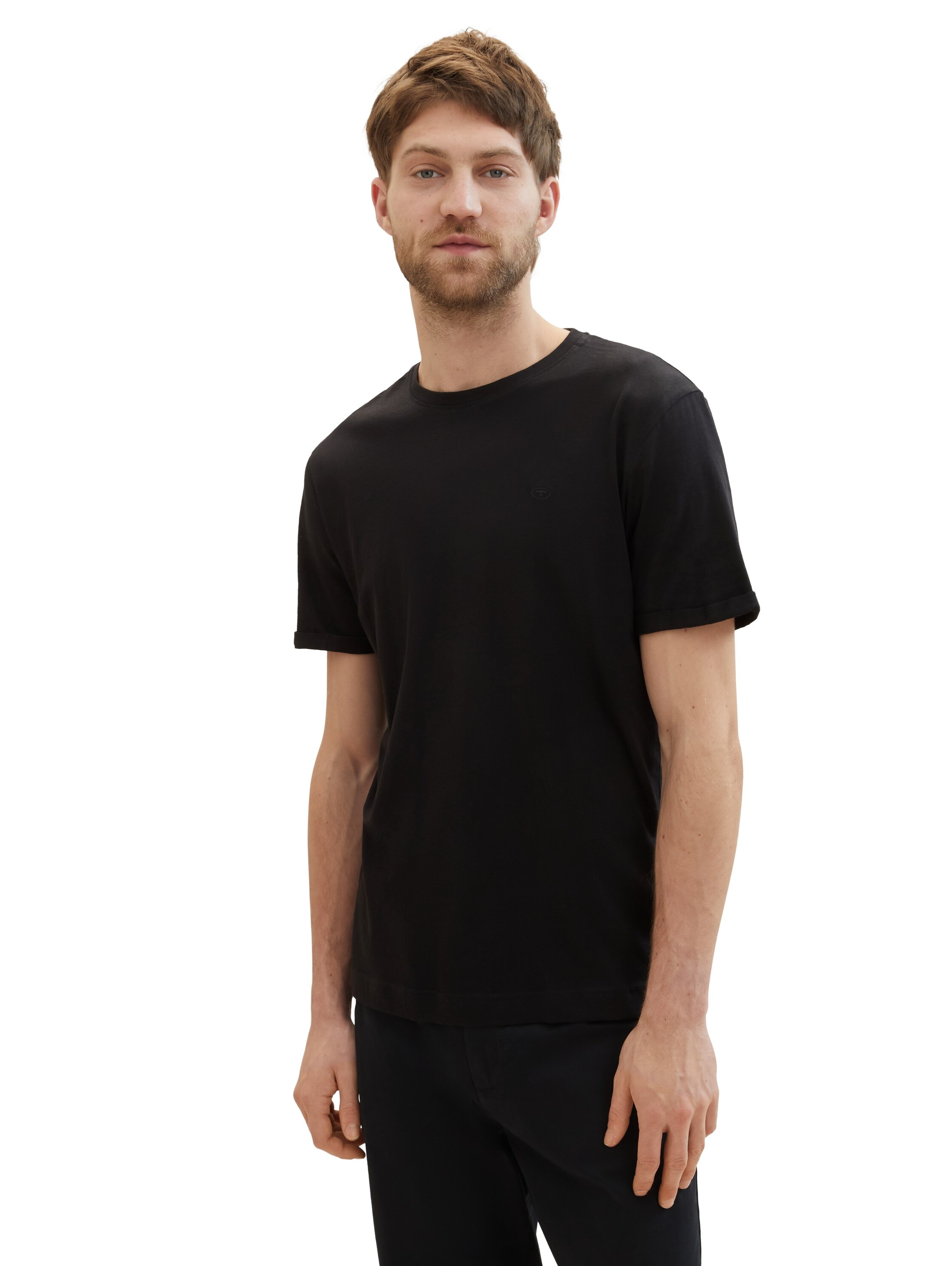 TOM TAILOR T-Shirt, (Packung, 3 tlg.), mit Logo-Stickerei