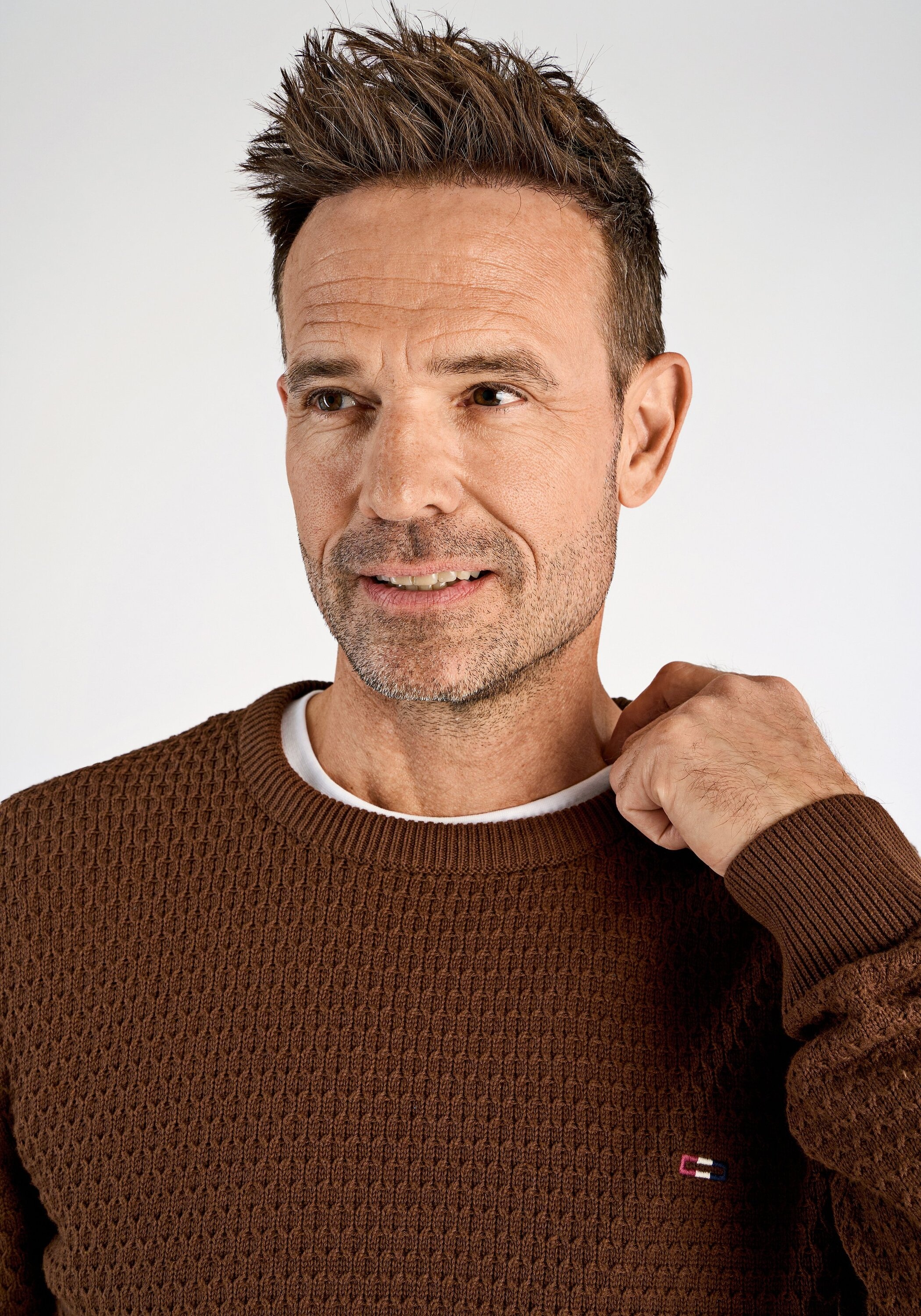 BISON Strickpullover »Strickpullover Comfort Fit«