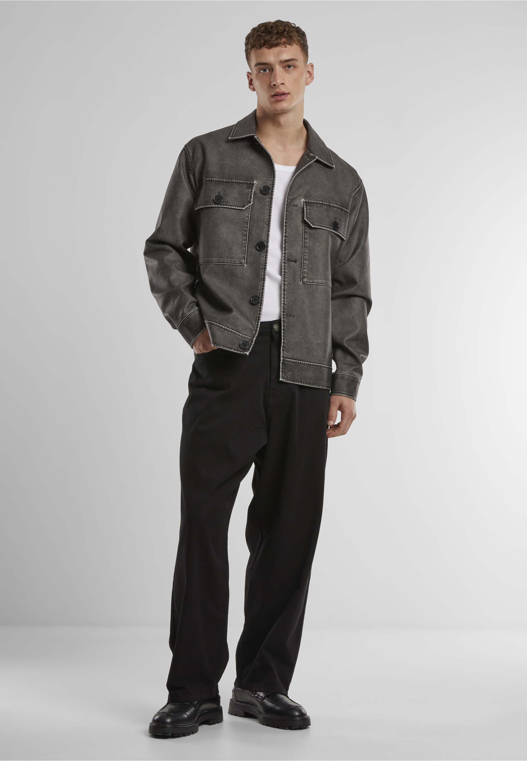URBAN CLASSICS Stoffhose »Urban Classics Tapered Twill Baggy Pants«