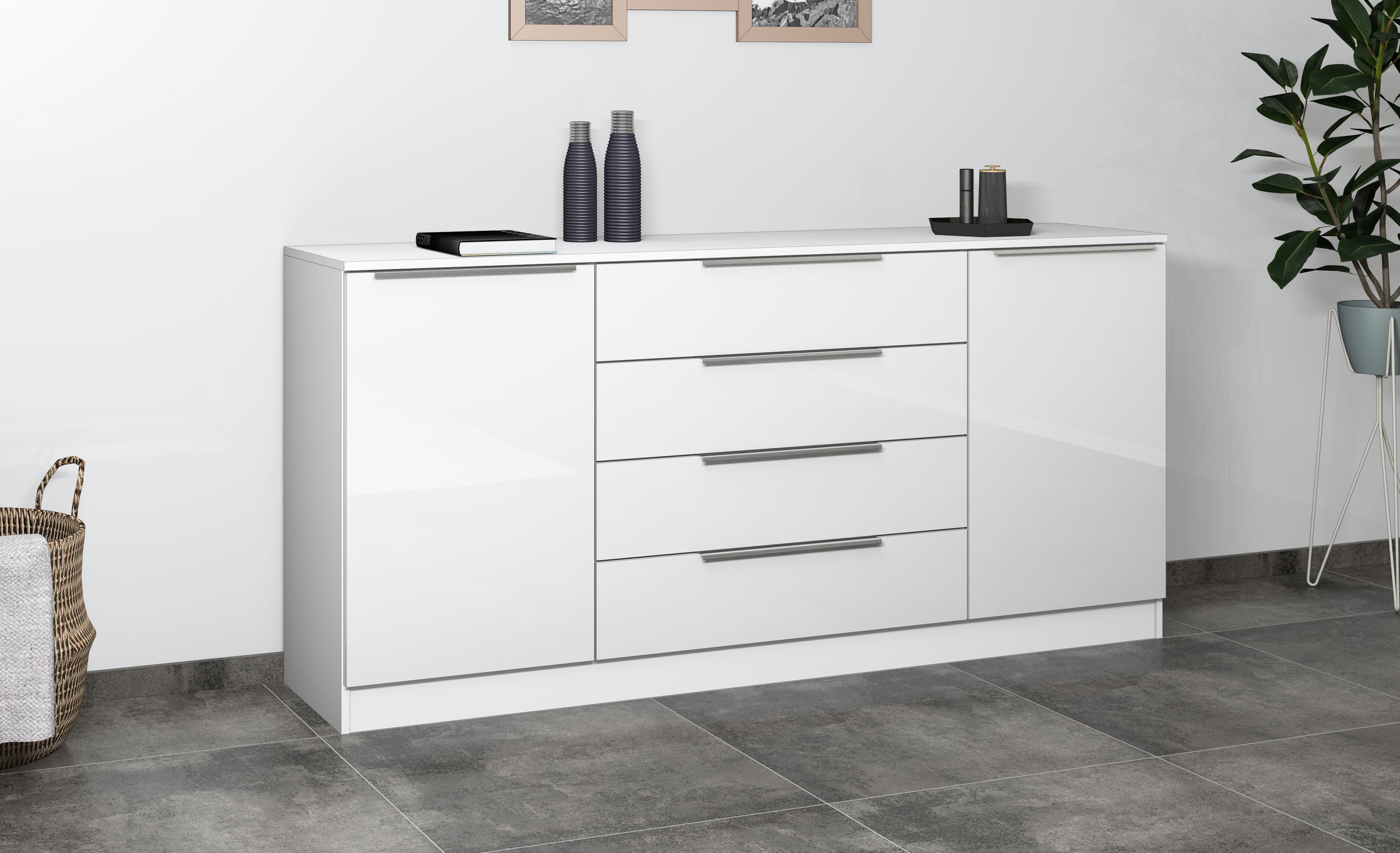 borchardt Möbel Kommode "Oliva" mit 4 Schubkästen günstig online kaufen