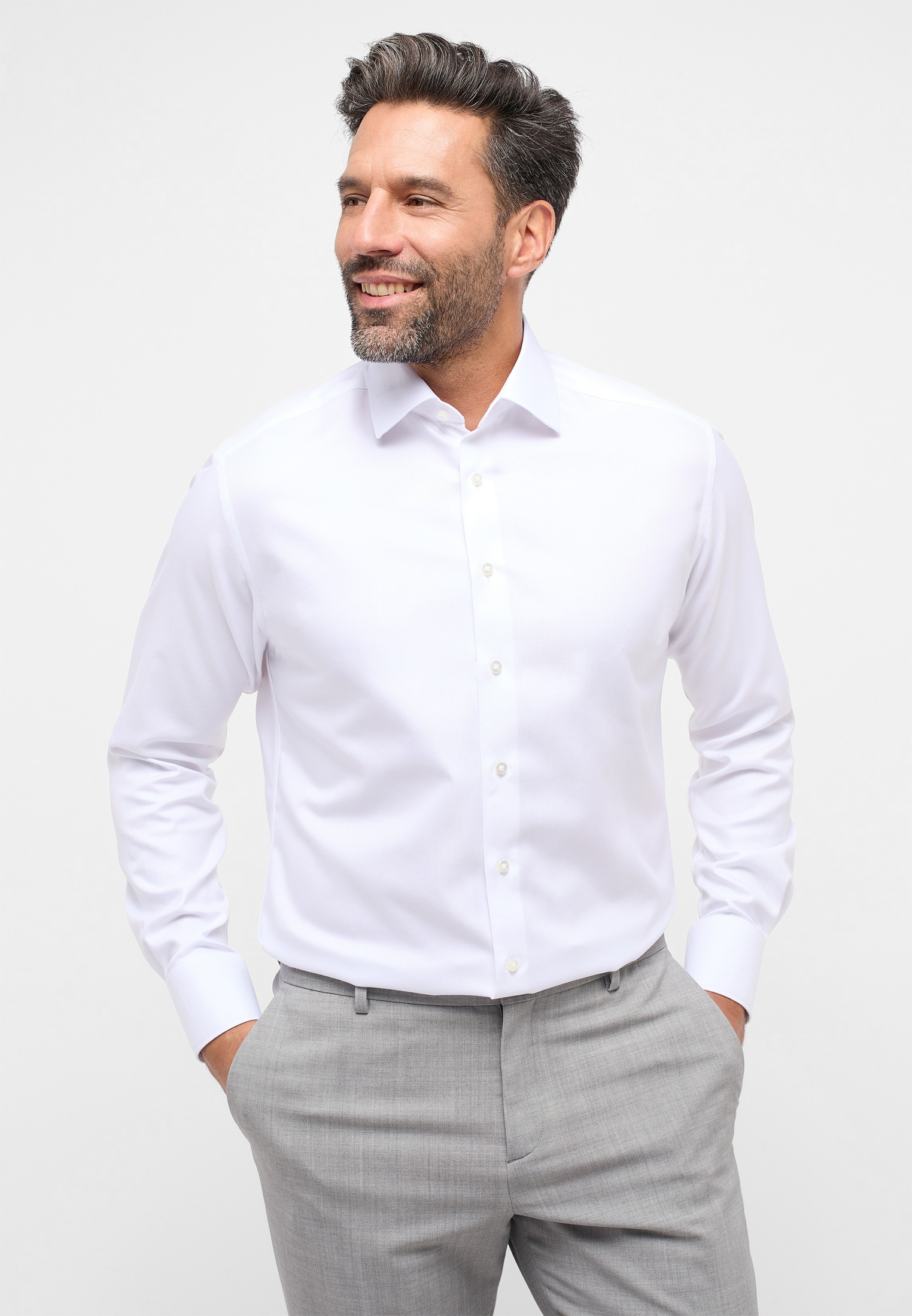 Eterna Langarmhemd "MODERN FIT" NEVER IRON (bügelfrei) günstig online kaufen