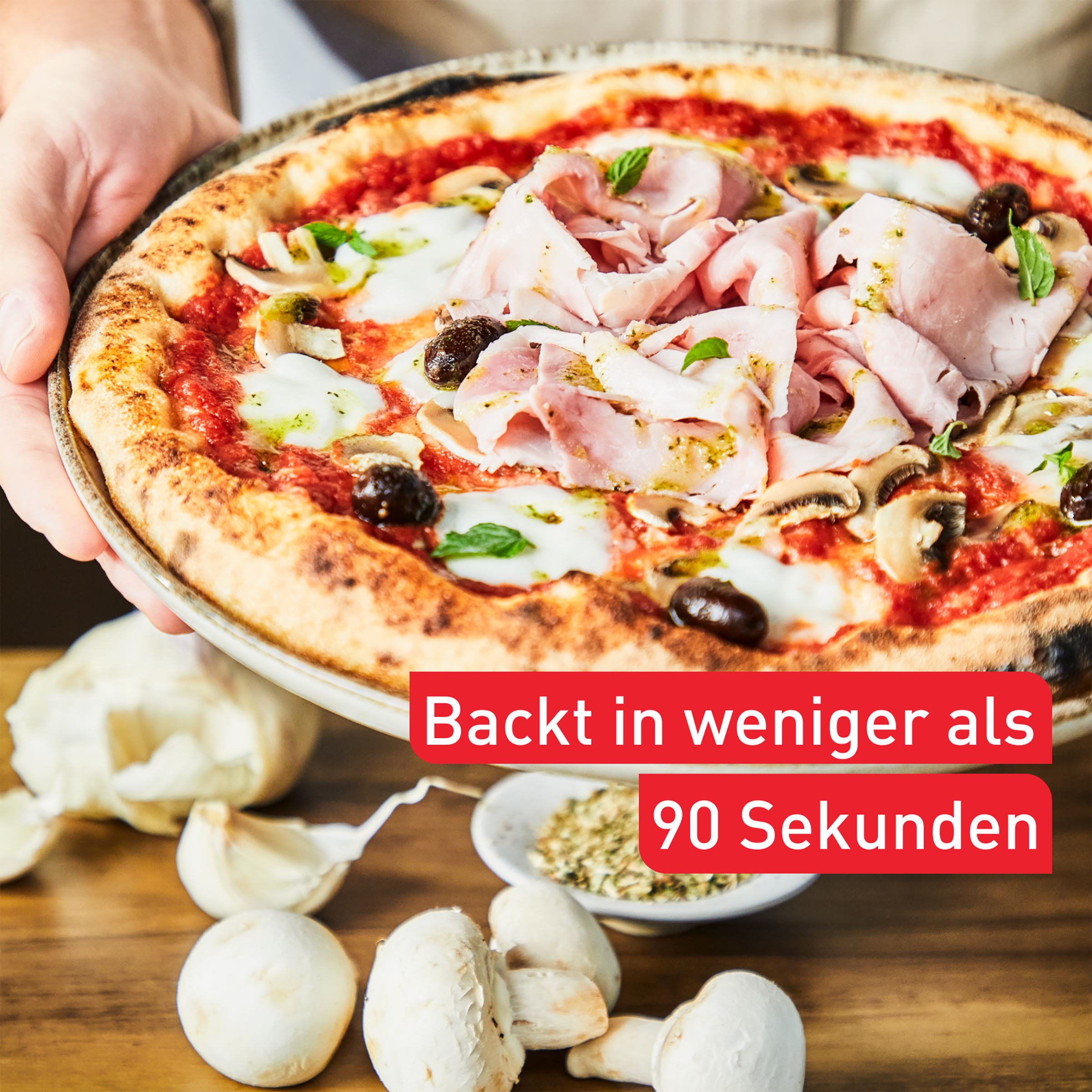 Tefal Pizzaofen »JM4130 Pizza Pronto«, mit drehendem Pizzastein und Pizzaschaufel