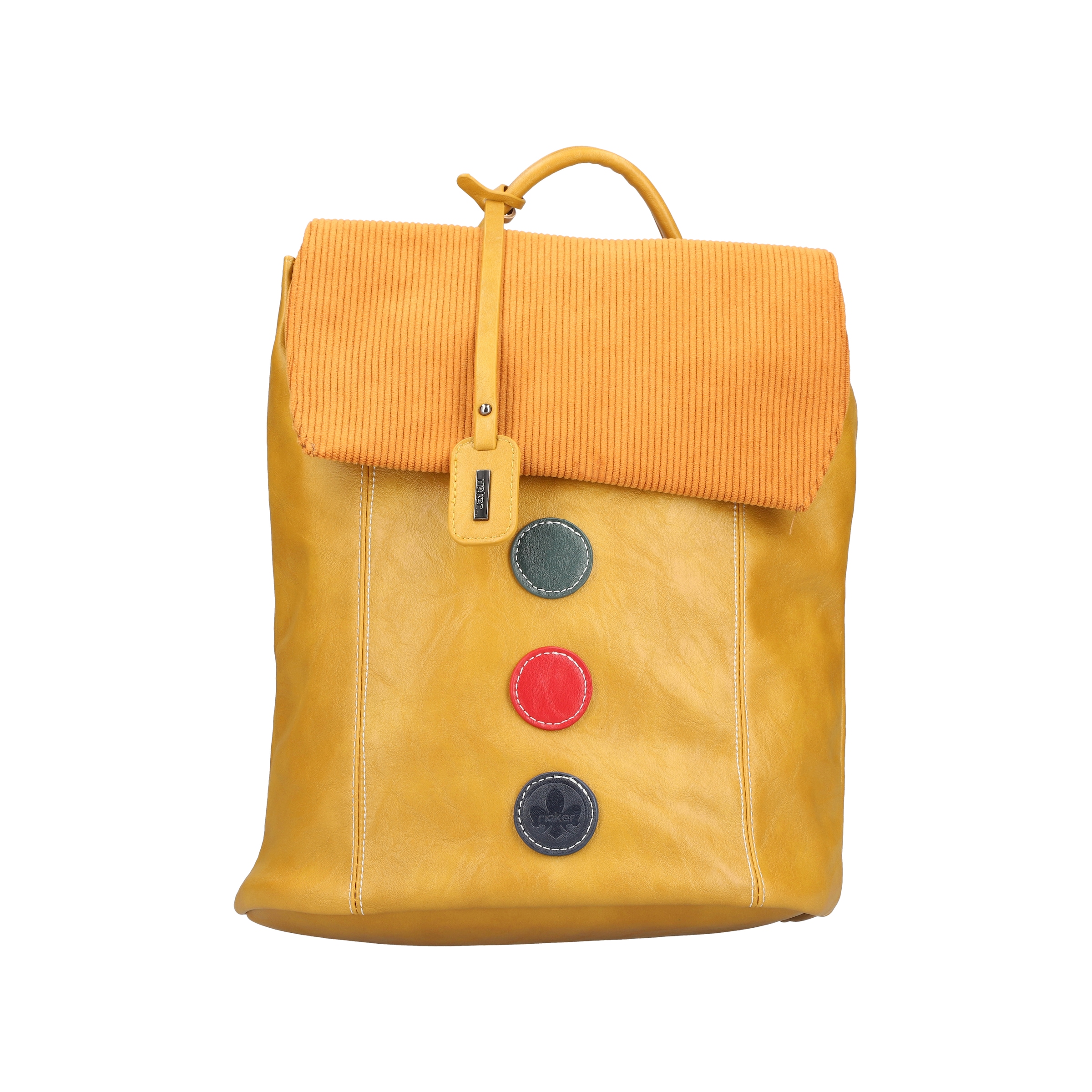 Rieker 1100000002199 Freizeitrucksack, Shoppingrucksack mit bunten Akzenten