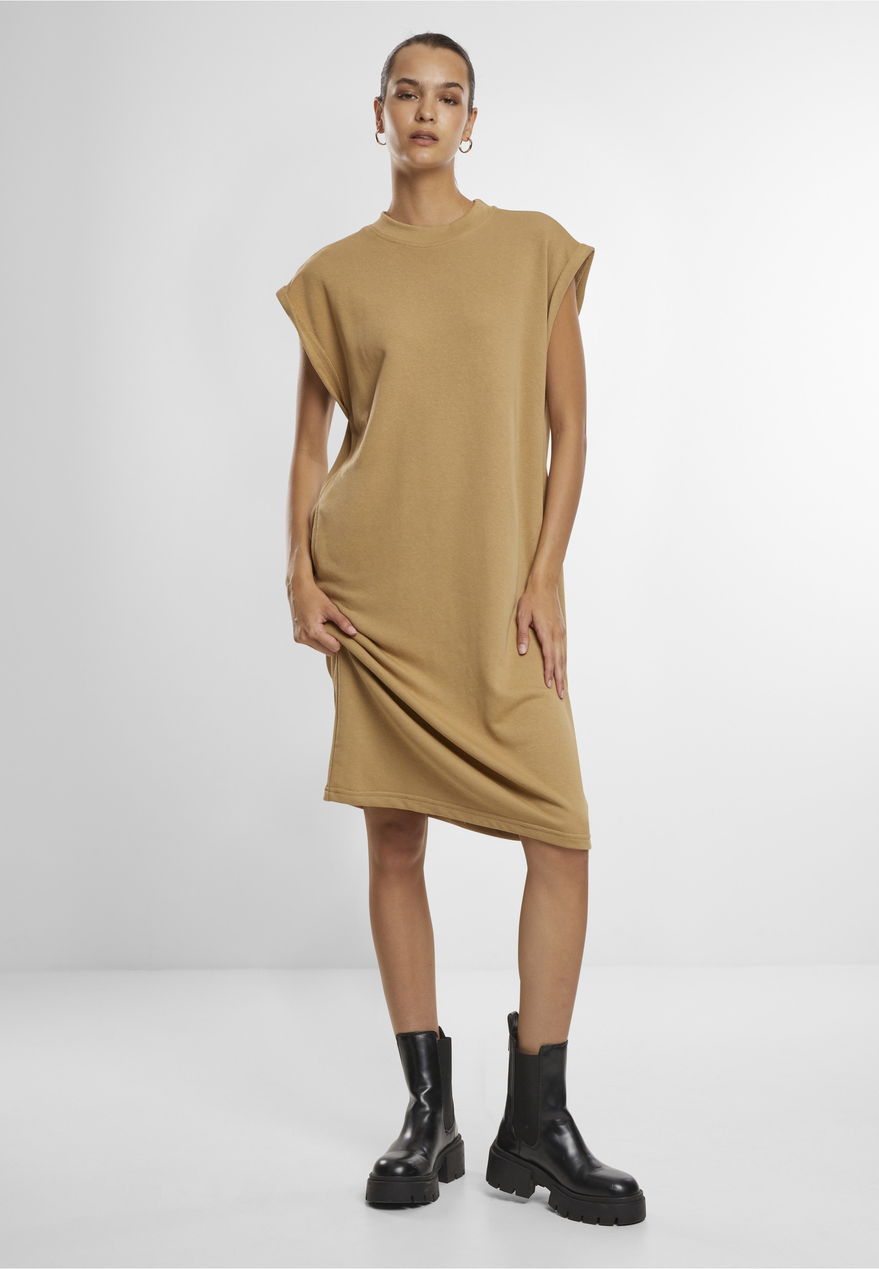 URBAN CLASSICS Shirtkleid »Urban Classics Ladies Light Terry Dress« 1 Stk. tlg.