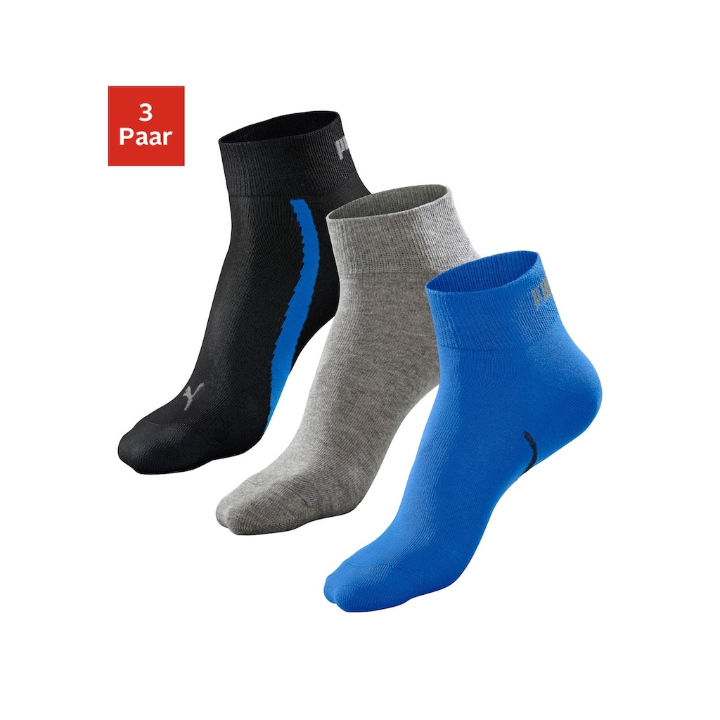 PUMA Sportsocken, (3 Paar)