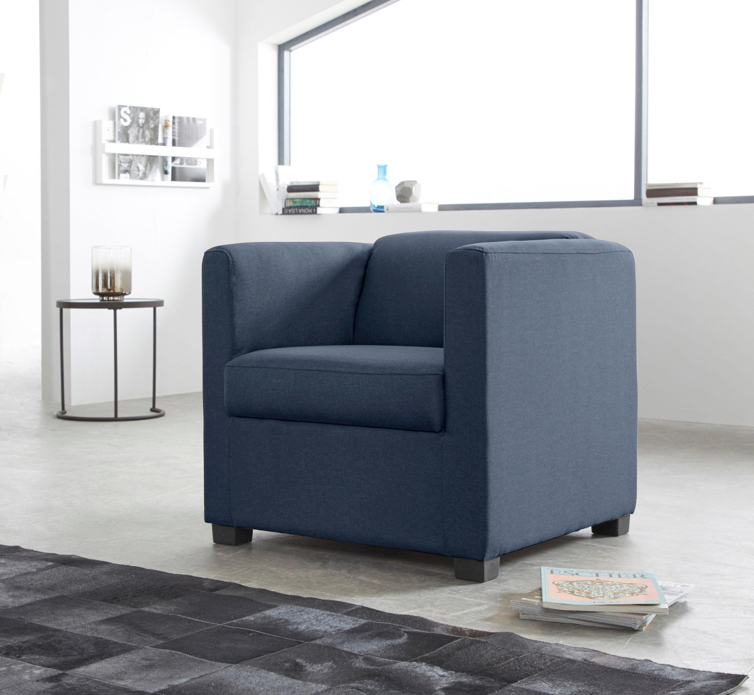 Home affaire Sessel "Bob Cocktailsessel, Clubsessel, Loungesessel" in versc günstig online kaufen