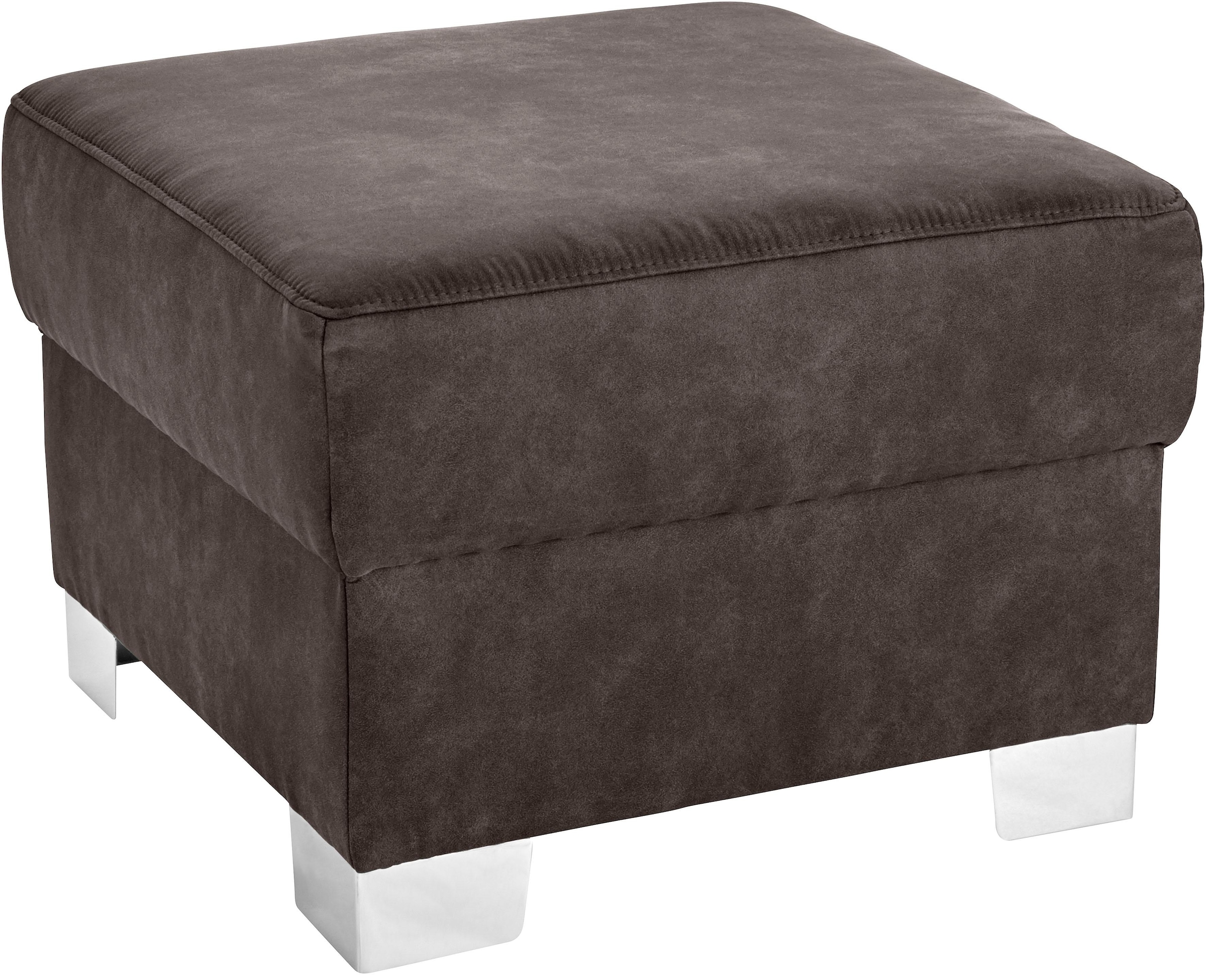 DOMO collection Hocker "Anzio", wahlweise mit Federkern