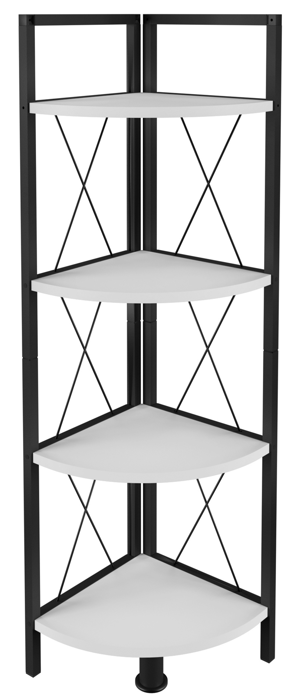 VCM Standregal "Holz Metall Eckregal Bücher Regal Insasi 4fach" 1 Stk. tlg.