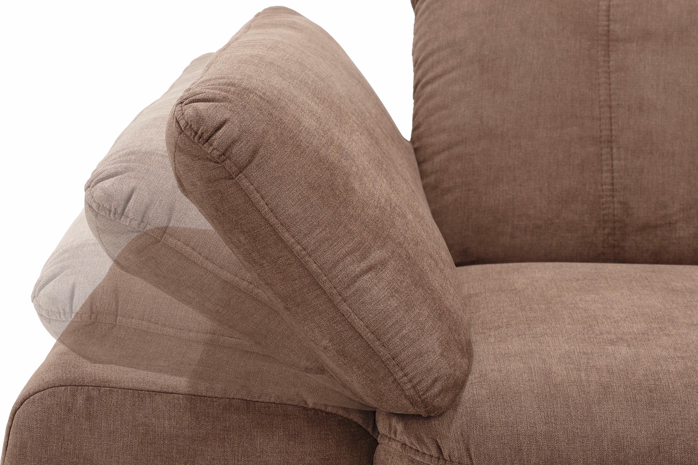 Home affaire 2,5-Sitzer »Bergamo Multifunktions-Couch, elegant und komfortabel«, mit Armlehn-und Rückenfunktion, Federkern
