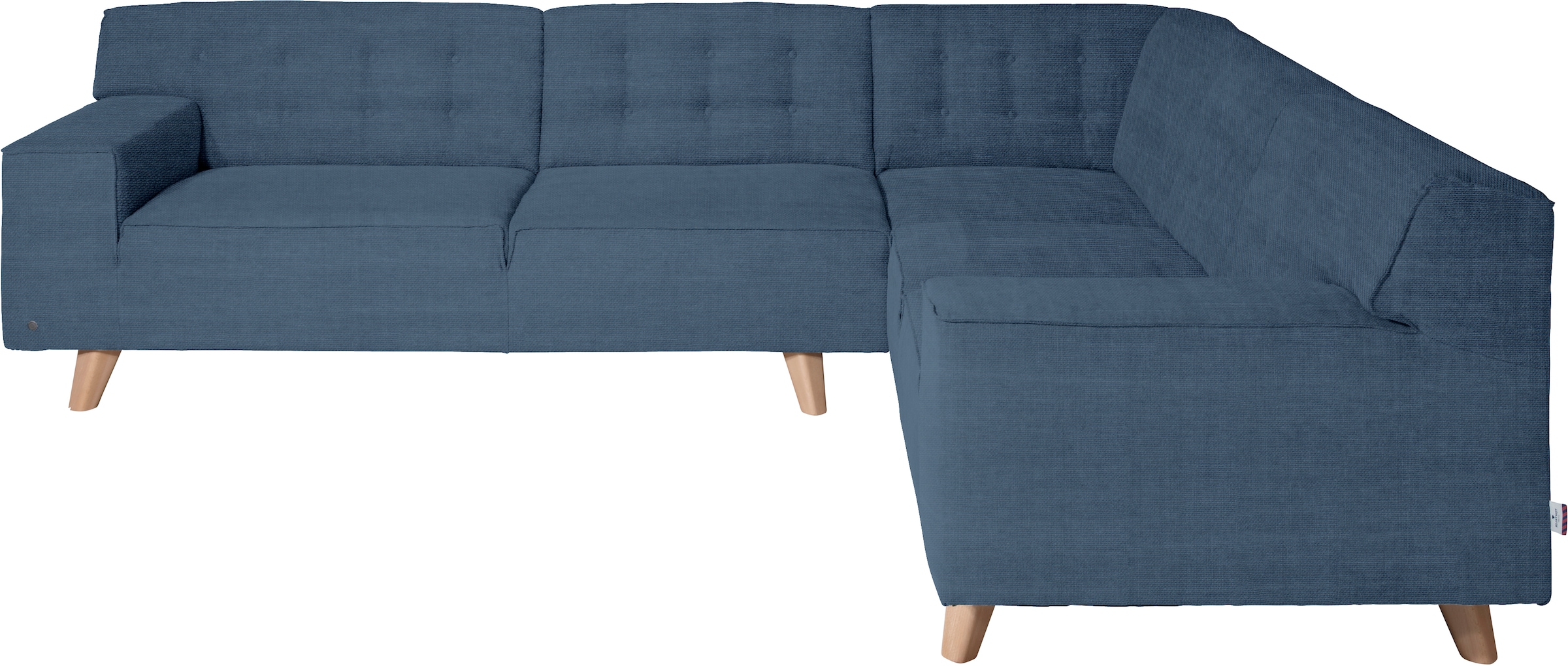 TOM TAILOR HOME Ecksofa "NORDIC CHIC", im Retrolook, Füße Buche natur günstig online kaufen