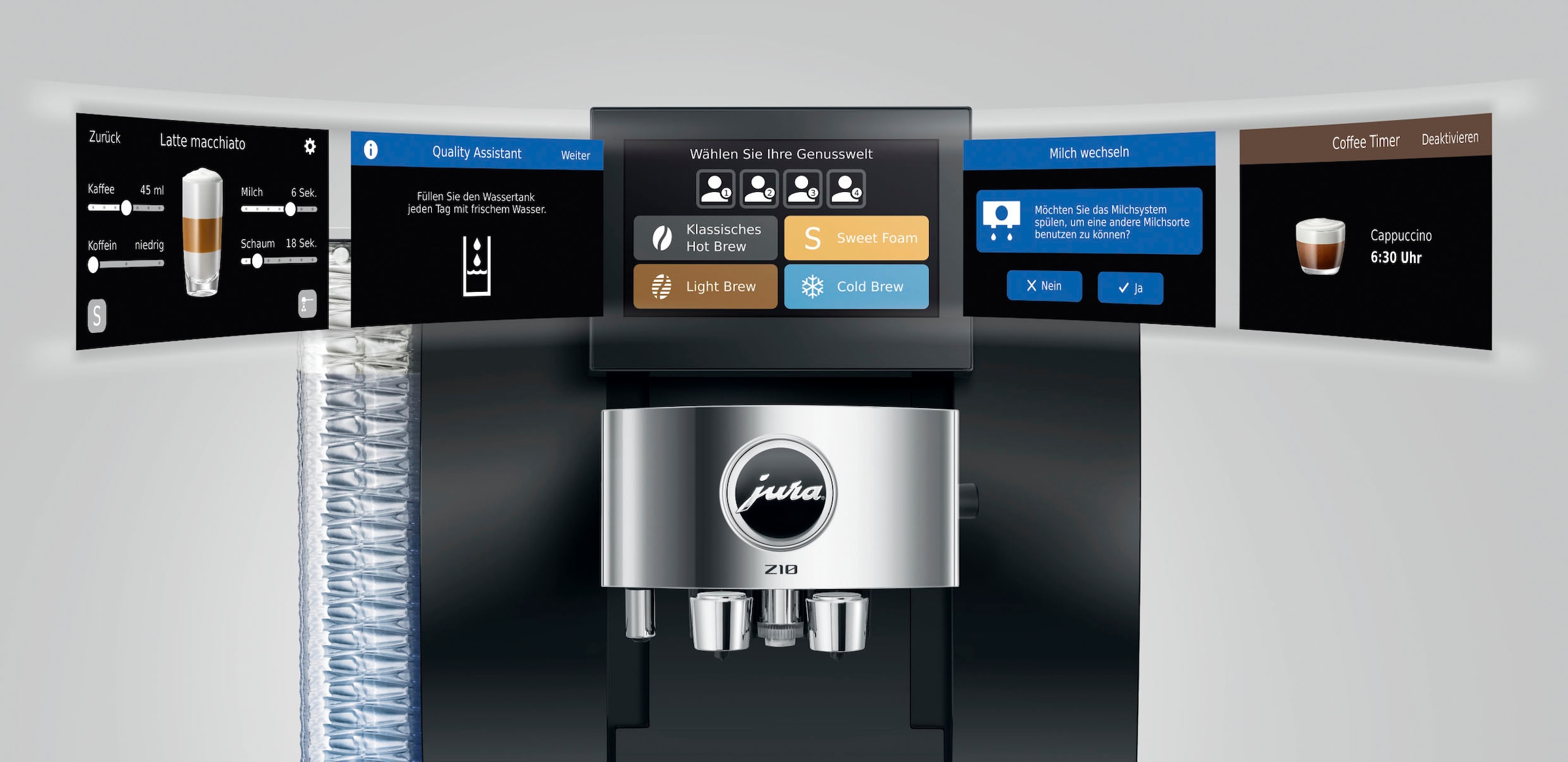 JURA Kaffeevollautomat »15836 Z10 Obsidian Black (EC)«