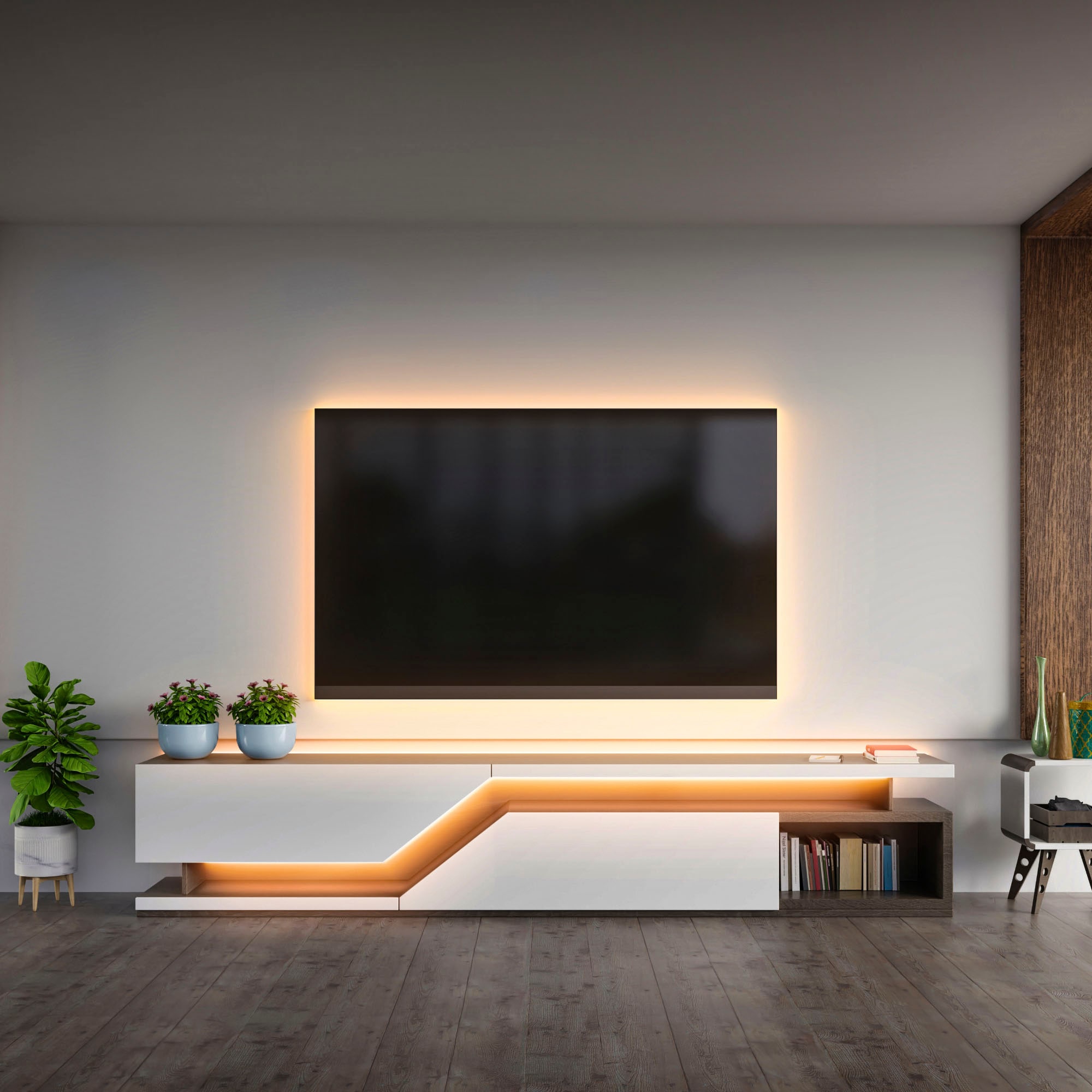 B.K.Licht LED-Streifen »USB LED Strip«, 150 St.-flammig, Lichtleiste, mit Fernbedienung, selbstklebend