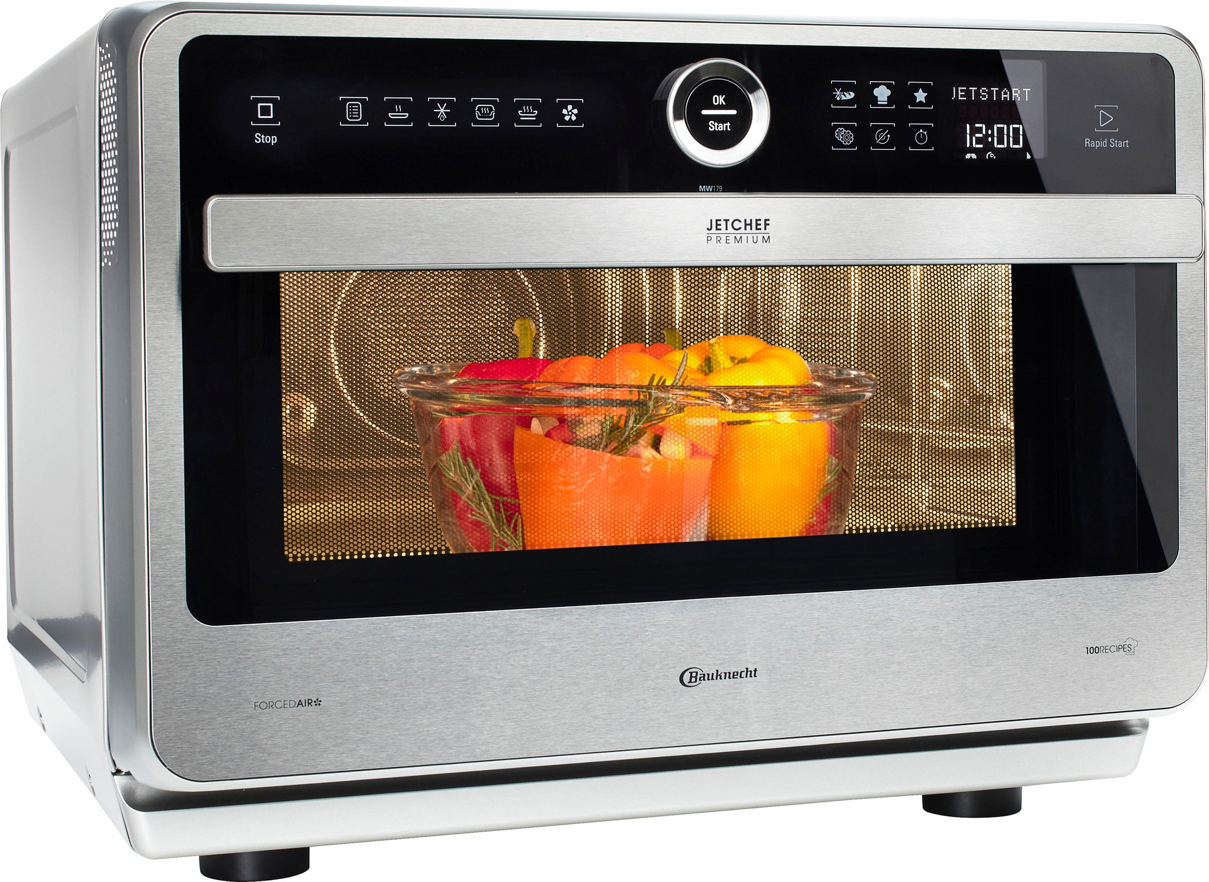 BAUKNECHT Mikrowelle "MW 179 IN" Grill und Heißluft 1200 W günstig online kaufen