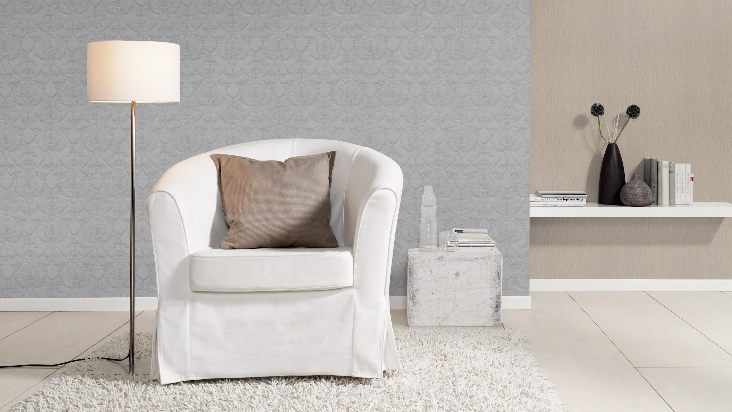Rasch Vinyltapete »Vliestapete Trianon XIII mit barocken Elementen«, Barock, Klassischer Stil