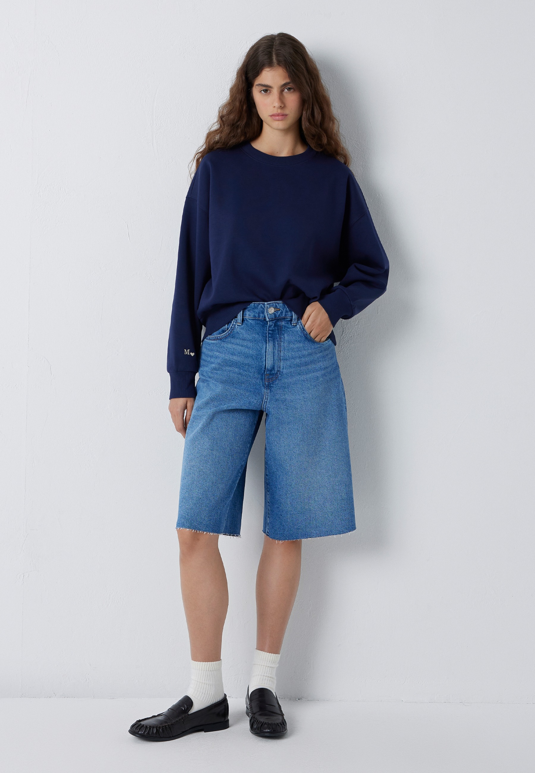 Mavi Rundhalspullover »CREW NECK SWEATSHIRT« Sweatshirt cropped
