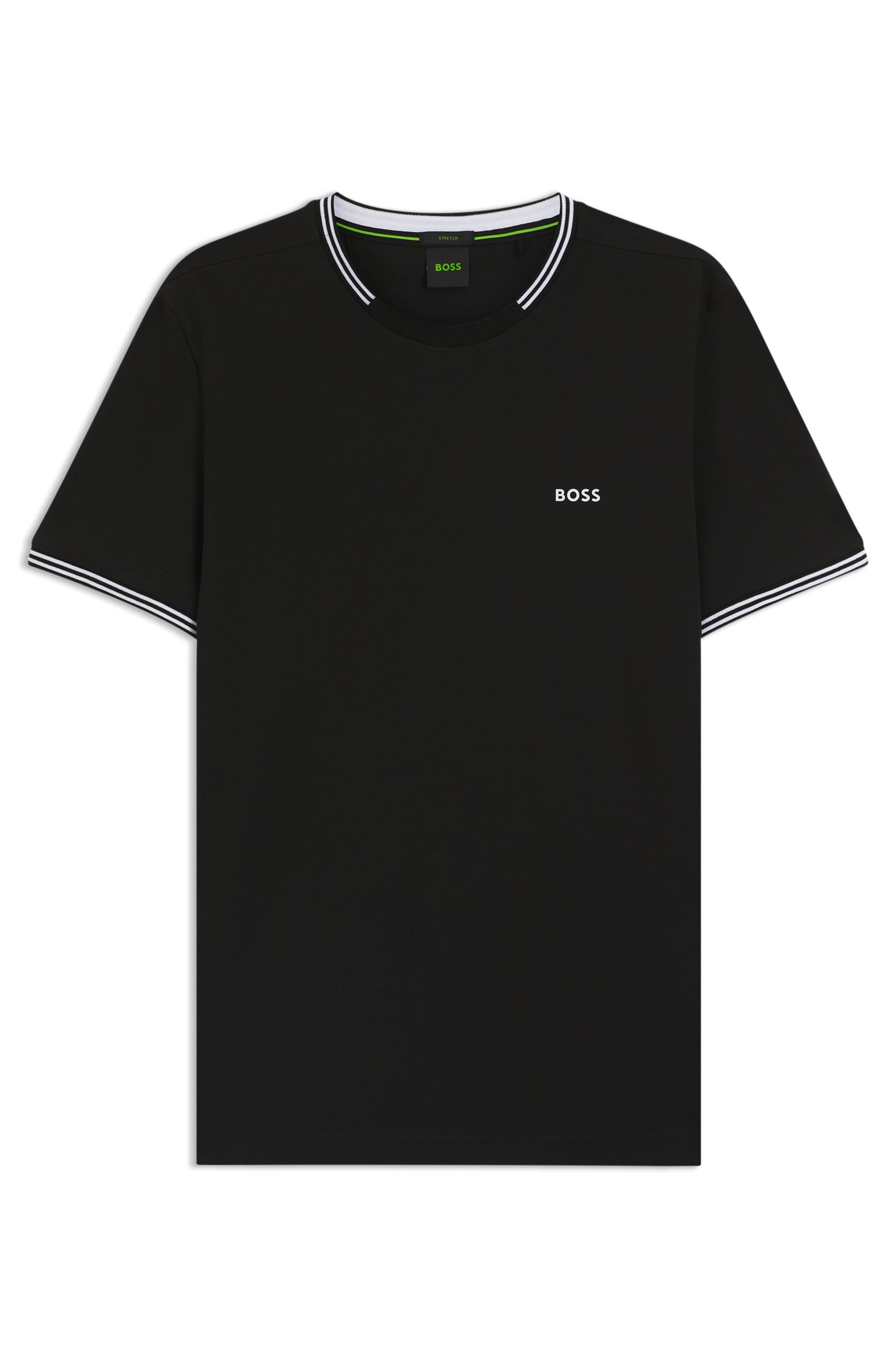 BOSS GREEN T-Shirt »Taul«, mit kontrastfarbenen Streifendetails