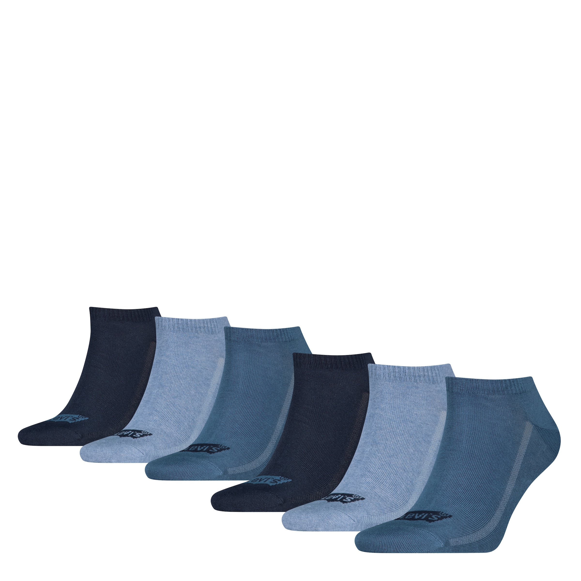 Levi's® Sneakersocken »LEVIS LOW CUT BATWING LOGO 6P ECOM« Packung, 6 Paar, 6 Paar tlg. mit breitem Logobund