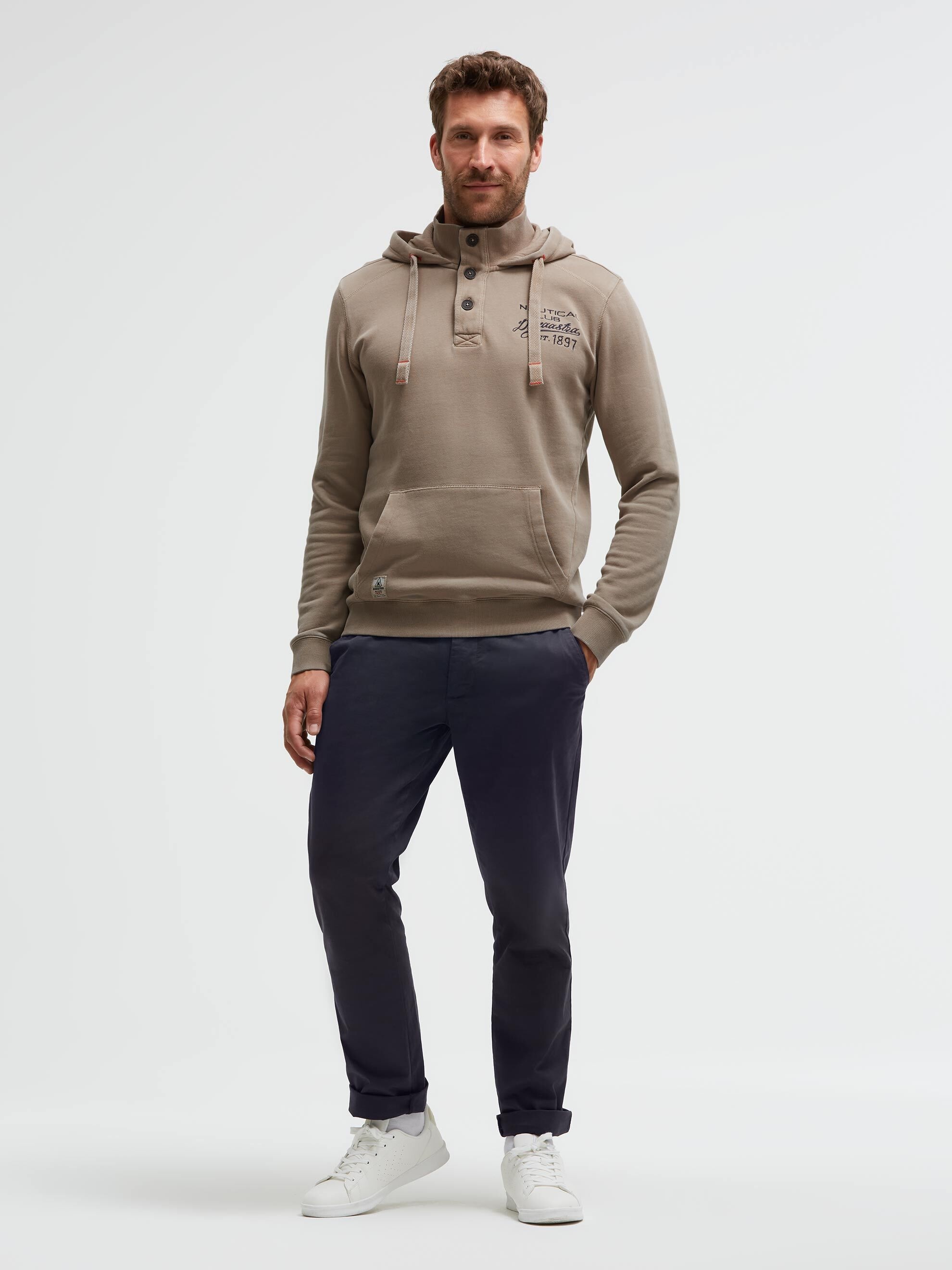 Gaastra Kapuzensweatshirt , mit Stehkragen
