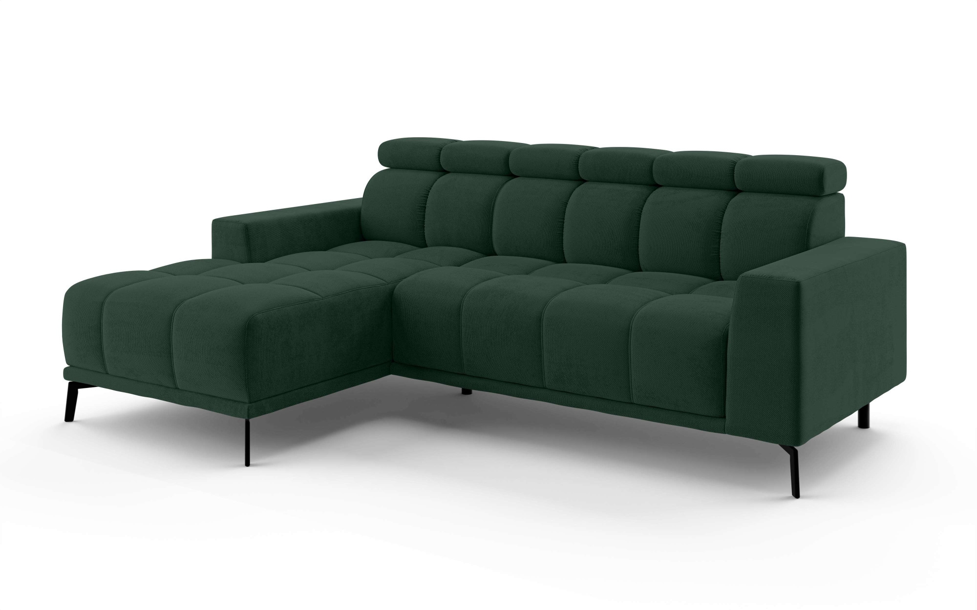 INOSIGN Ecksofa »CAZIE, Designsofa, L-Form, trendige Bubble-Optik,«, L-Form mit Wellenunterfederung, Recamiere rechts/links bestellbar