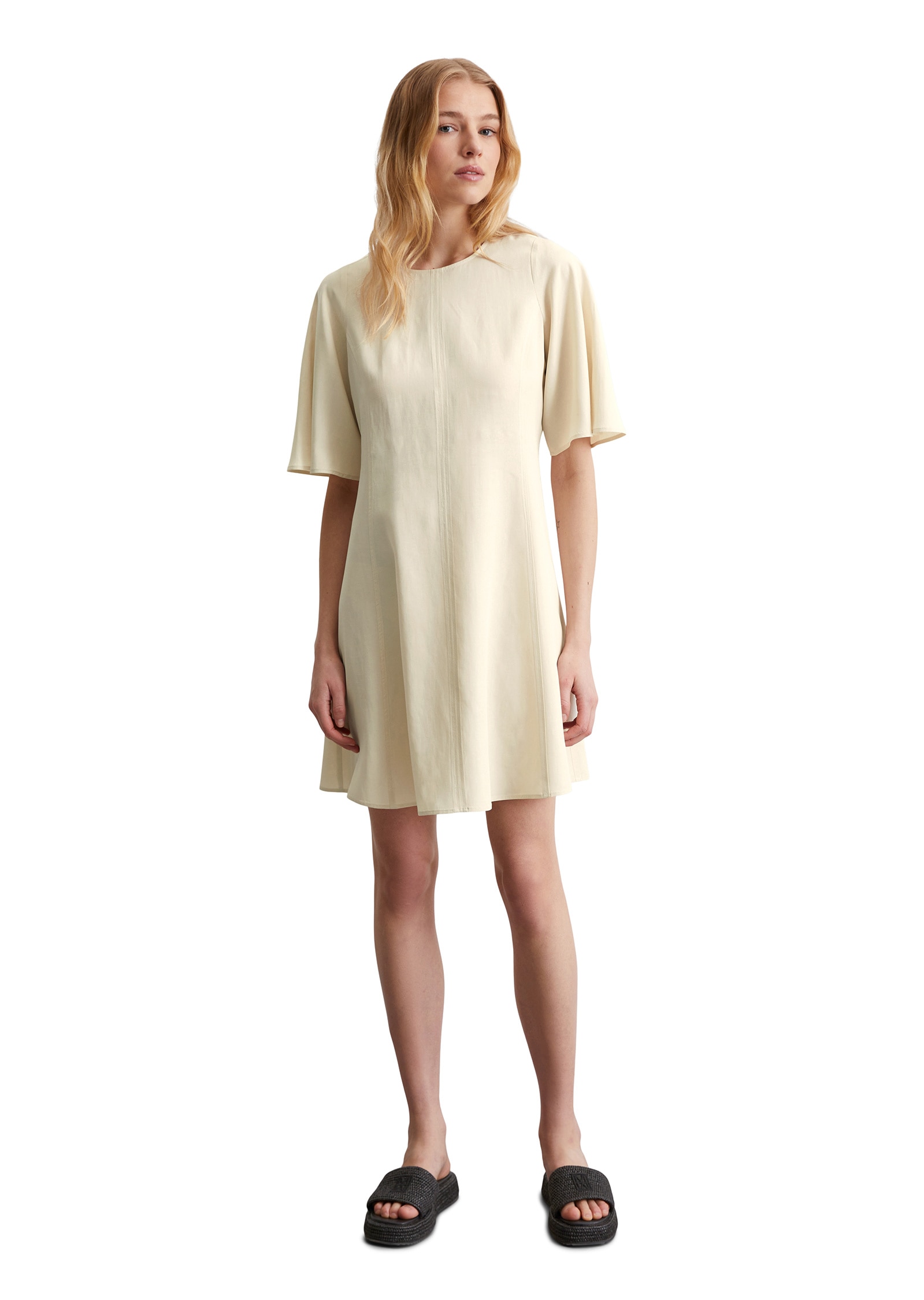 Marc O'Polo Midikleid »aus TENCEL™ Lyocell-Leinen-Mix«