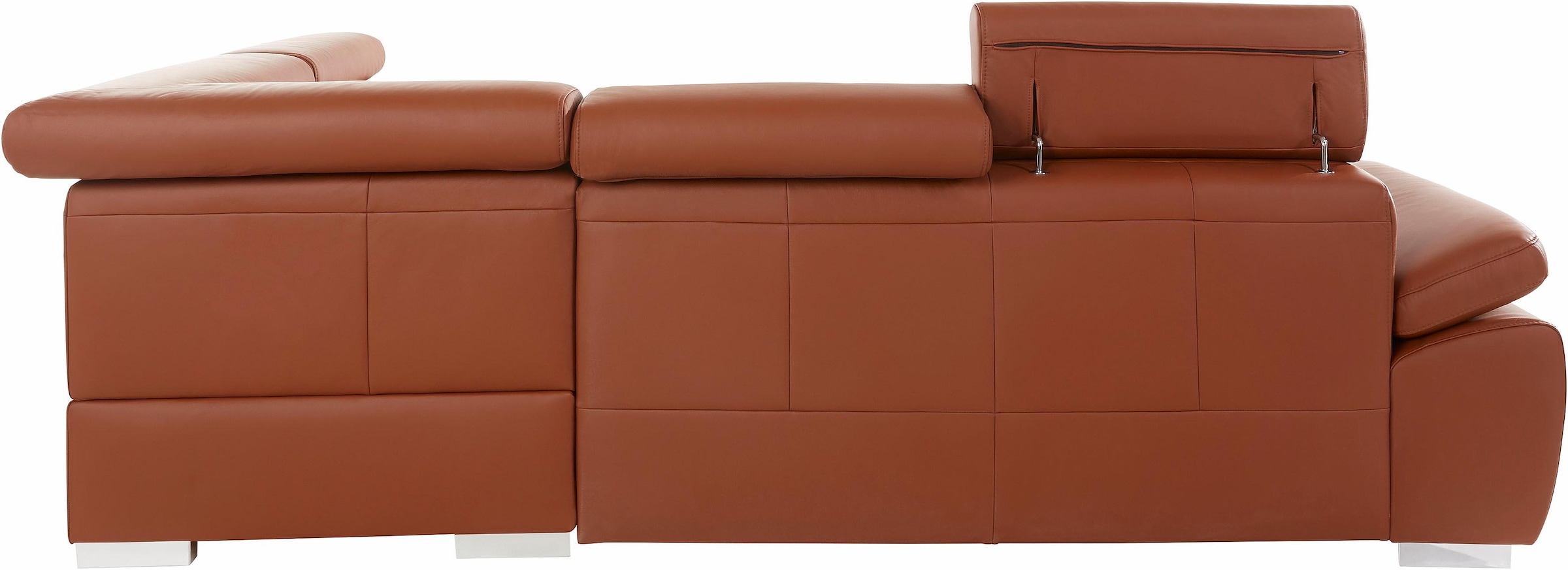 exxpo - sofa fashion Ecksofa »Spring, super bequem und komfortabel mit Armteil- und Kopfteilfunktion«, wahlweise mit Bettfunktion und Bettkasten, L-Form