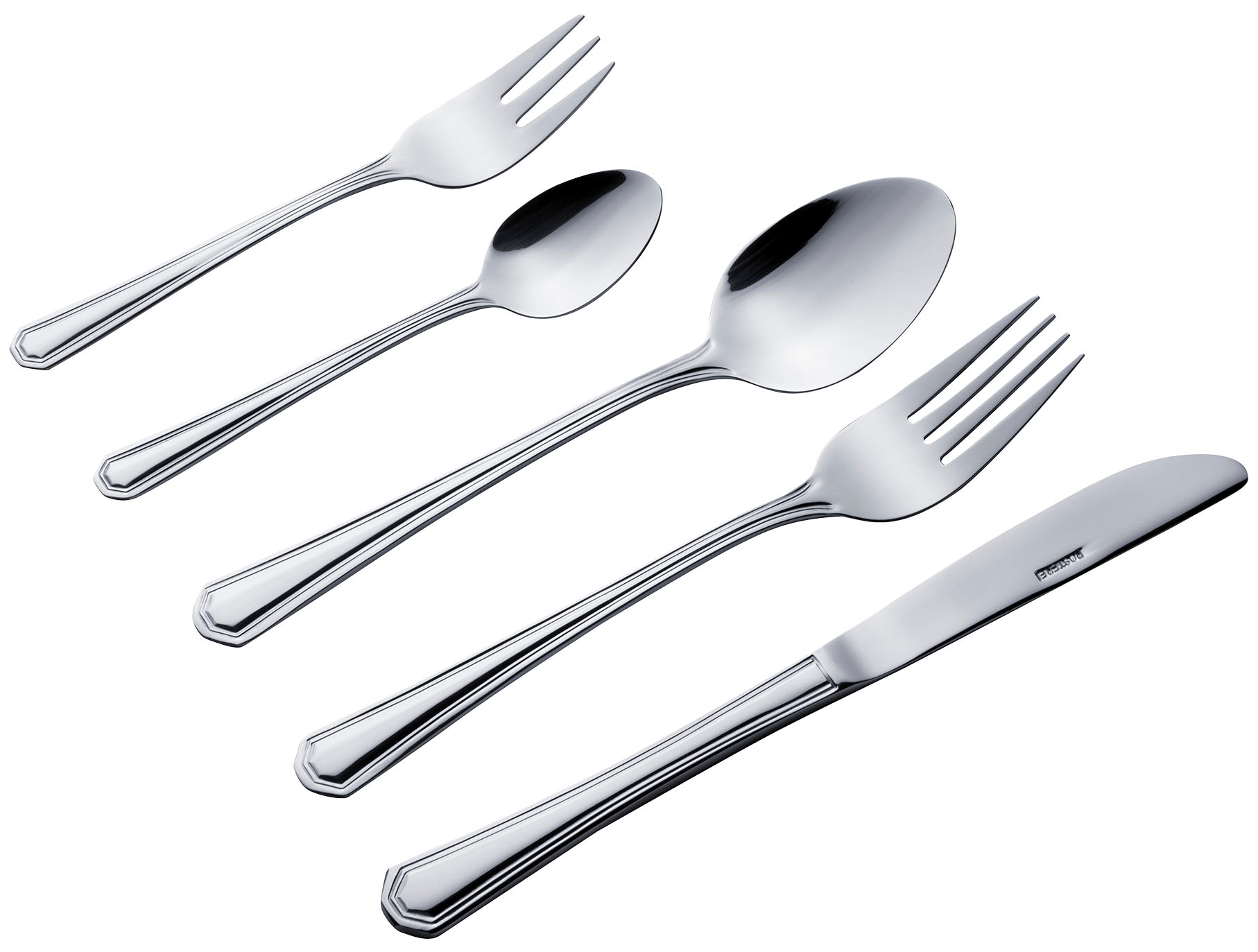 KING Besteck-Set »»Düsseldorf««, (Set, 31 tlg.), Besteck im zeitlosen Design, mit Besteck-Etui