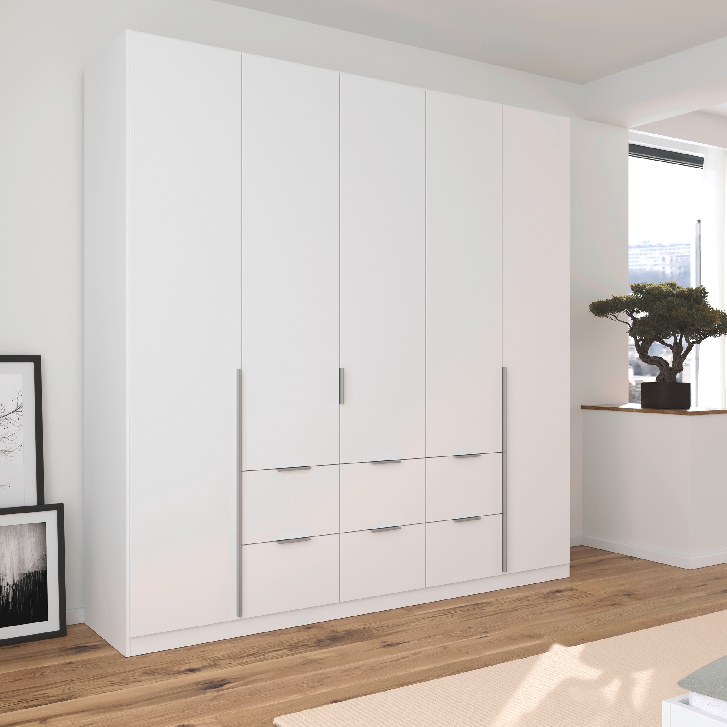 OTTO home Drehtürenschrank "Kleiderschrank Schrank Garderobe AGORDO mit Dek günstig online kaufen