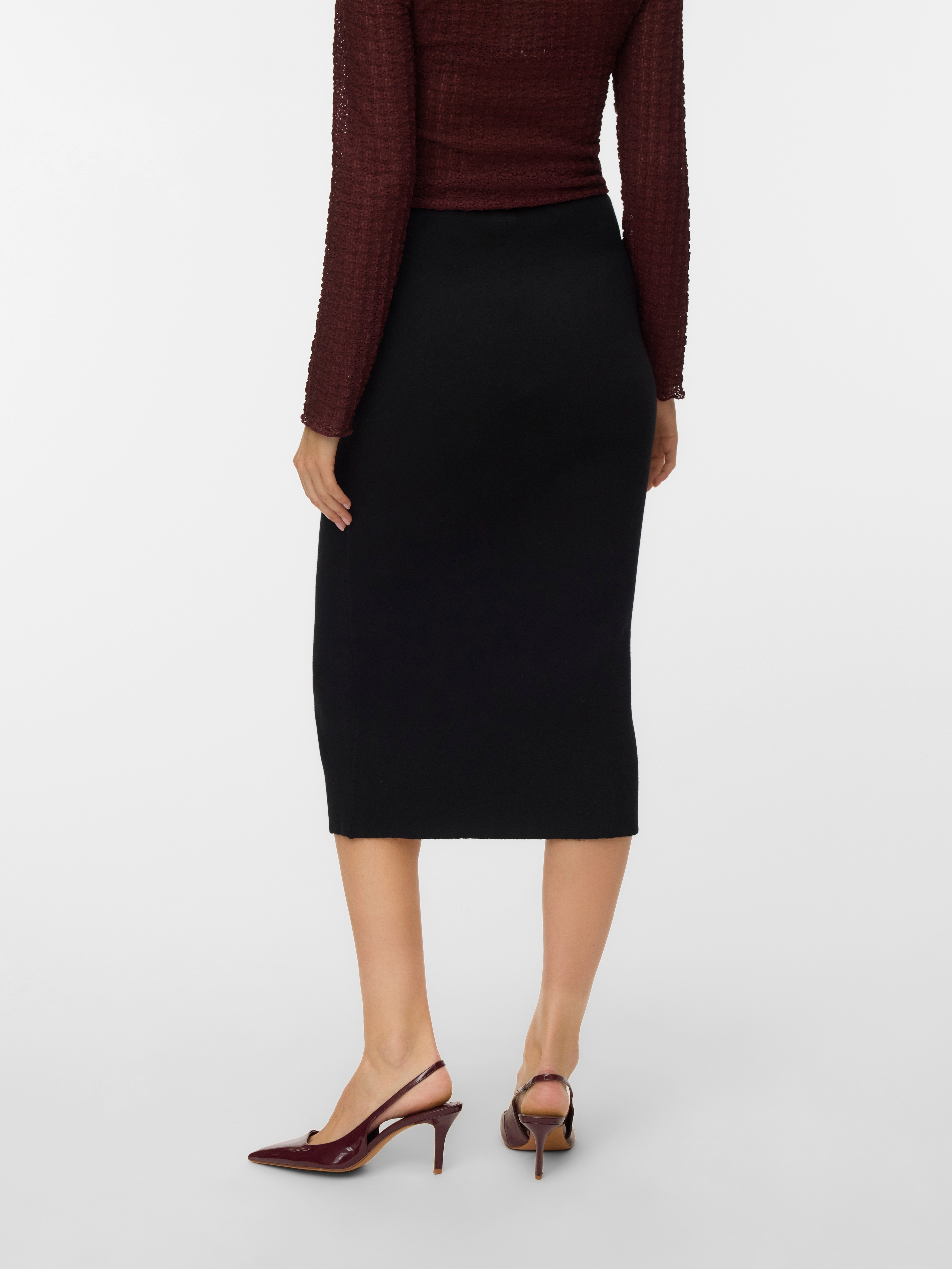 Vero Moda Strickrock "VMSABA FULLNEEDL NW 7/8 LNGHT SKIRT NOOS" günstig online kaufen