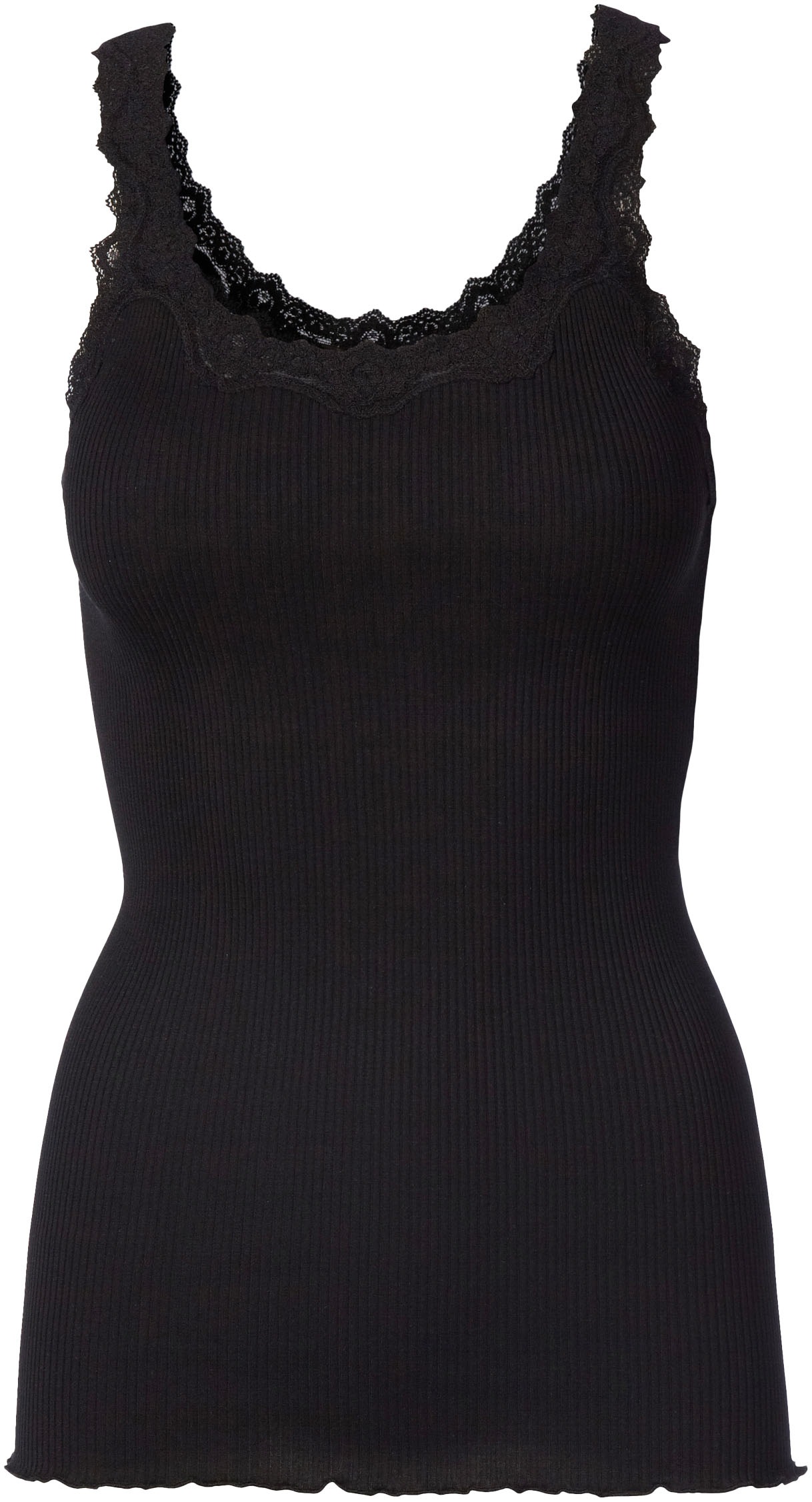 rosemunde Tanktop "Babette Silk Top" umgedrehter Vintage-Spitzenbesatz, fem günstig online kaufen