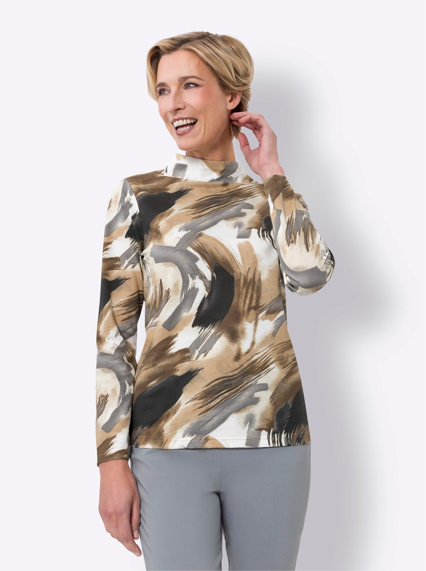 Classic Basics Stehkragenshirt »Stehkragen-Shirt«, (1 tlg.)