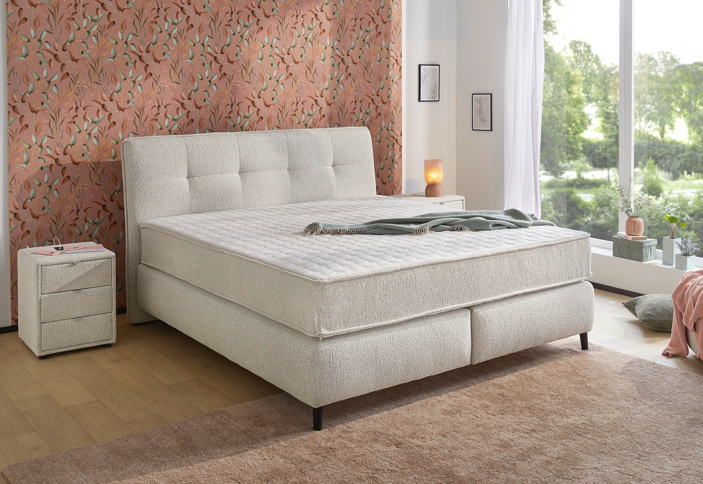 Jockenhöfer Gruppe Boxspringbett "King-Size in der Breite 180cm", Extradick günstig online kaufen