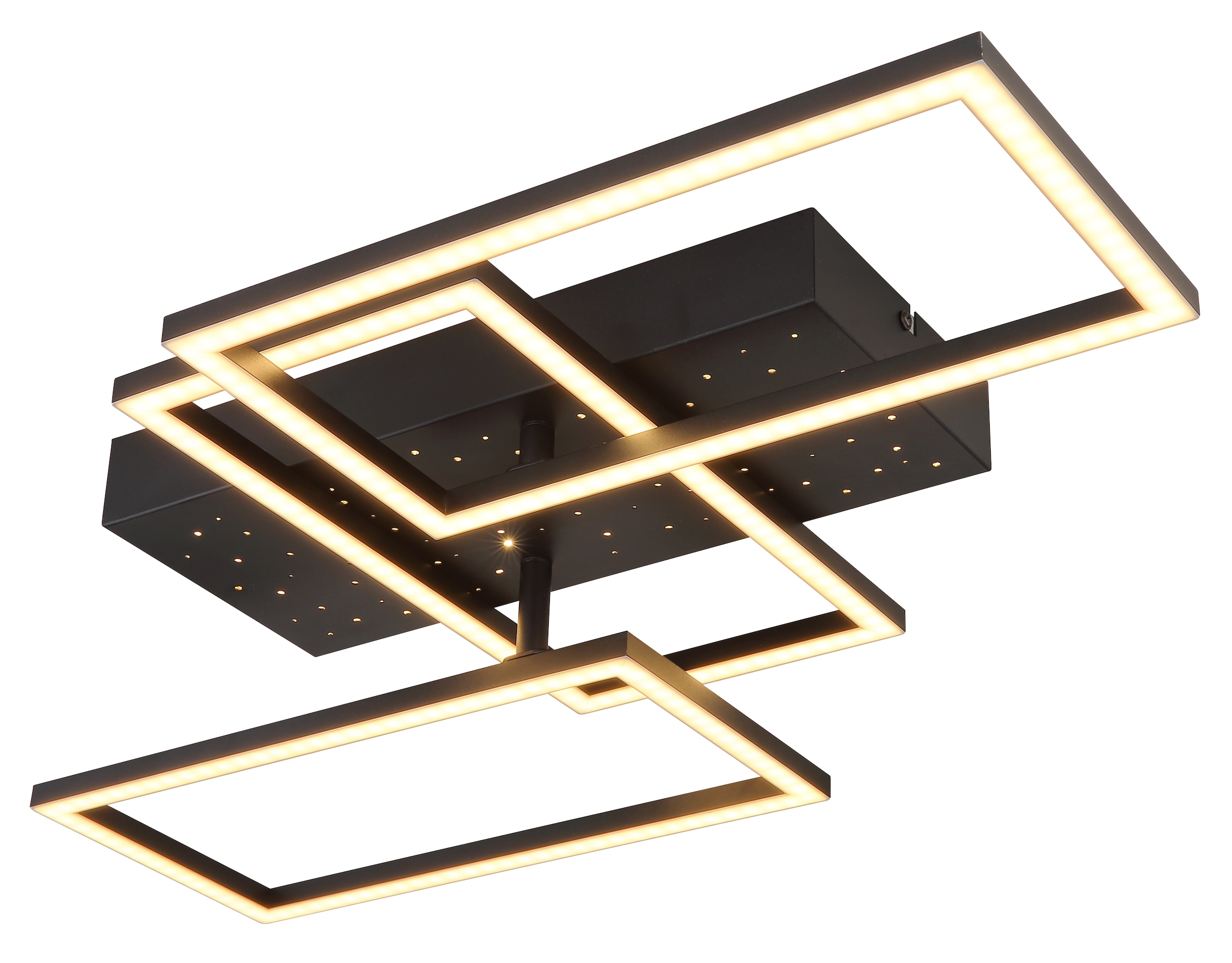 GLOBO LIGHTING LED Deckenleuchte »TERRXA«, Leuchtmittel LED-Modul | LED fest integriert, Deckenlampe/mehrere Stufen schaltbar/Wohnzimmer/Schlafzimmer/elegant