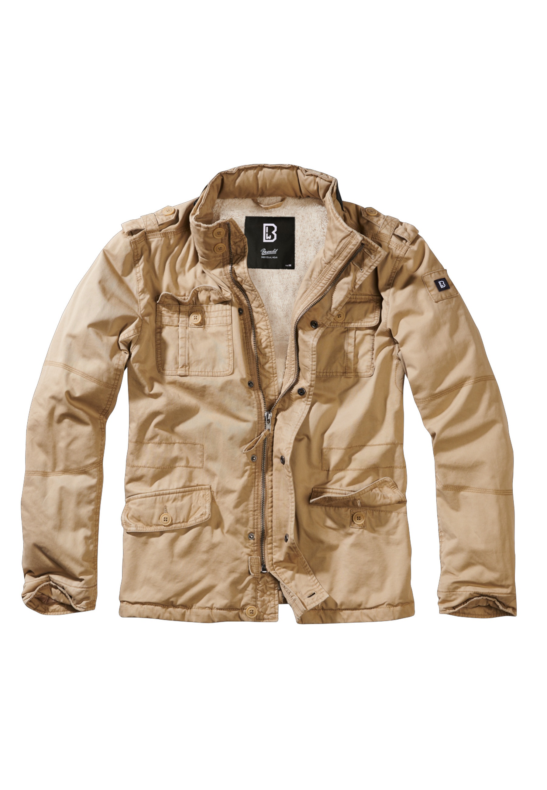 Brandit Allwetterjacke "Brandit Herren Britannia Winter Jacket" 1 Stk. Tlg. Ohne Kapuze