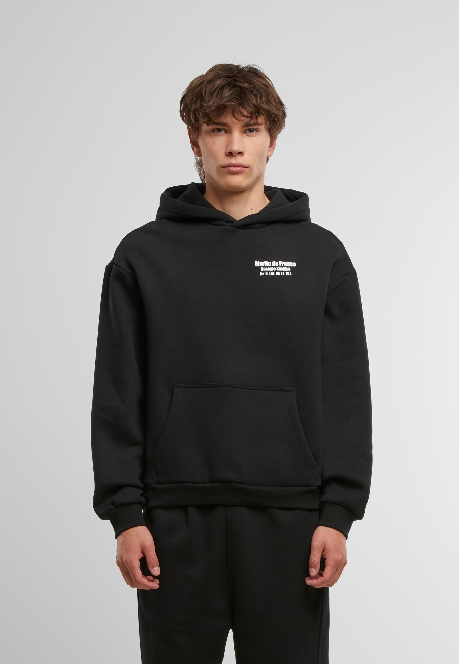 Upscale by Mister Tee Kapuzensweatshirt »Upscale by Mister Tee Ghetto de France Fluffy Hoody«, 1 Stk.
