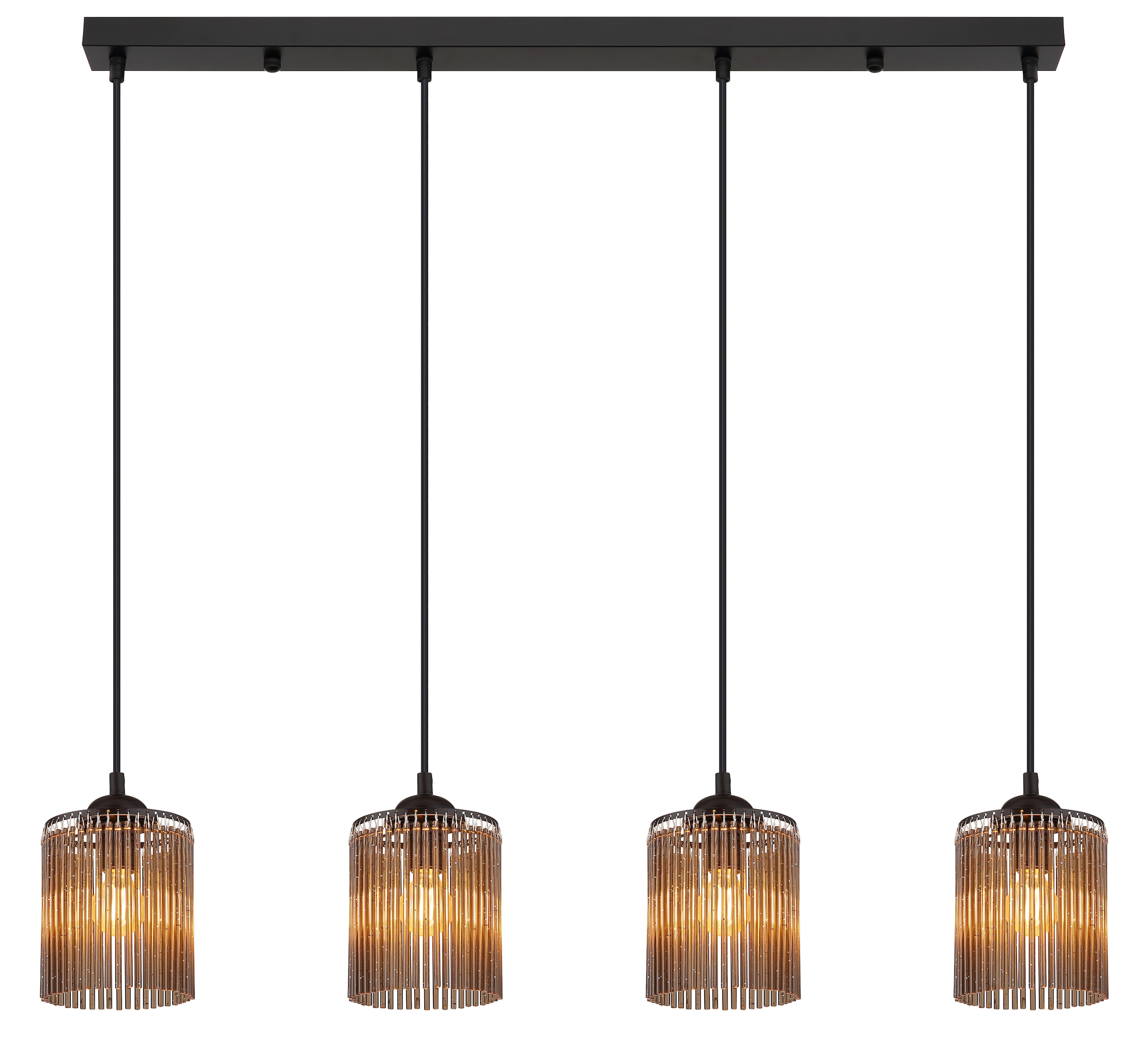NOWA LED-Hängeleuchte »LEEDS«, 4 flammig, Leuchtmittel E14 | ohne Leuchtmittel