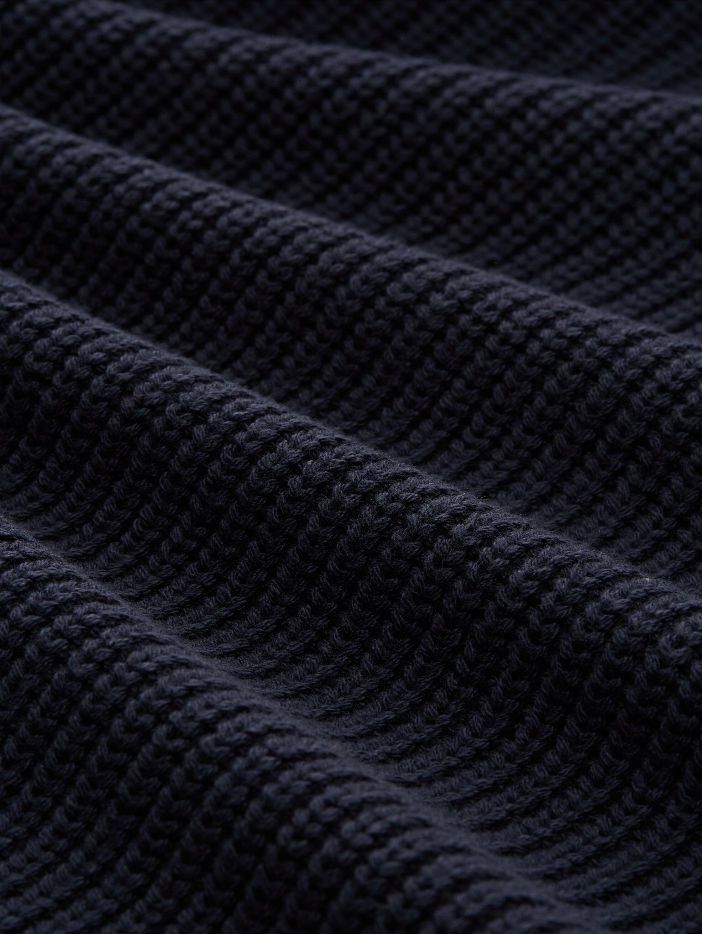 TOM TAILOR Strickjacke mit Logo Stickerei