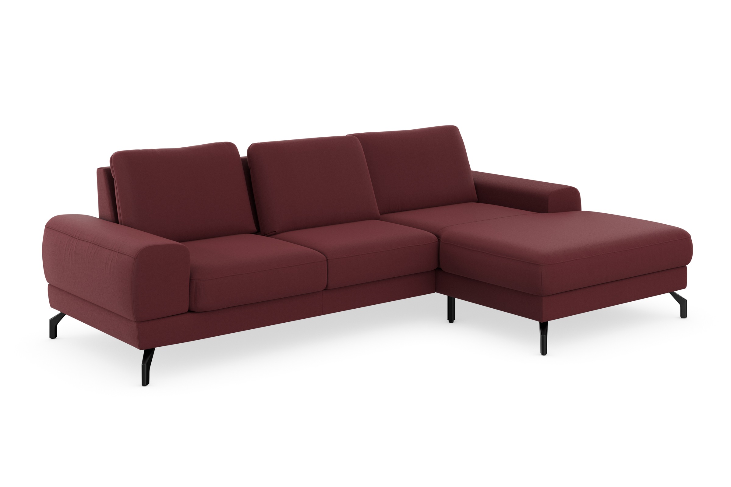 sit&more Ecksofa »Cinturo L-Form«, inklusive Sitztiefenverstellung und Federkern, Sitzhöhe 45 cm