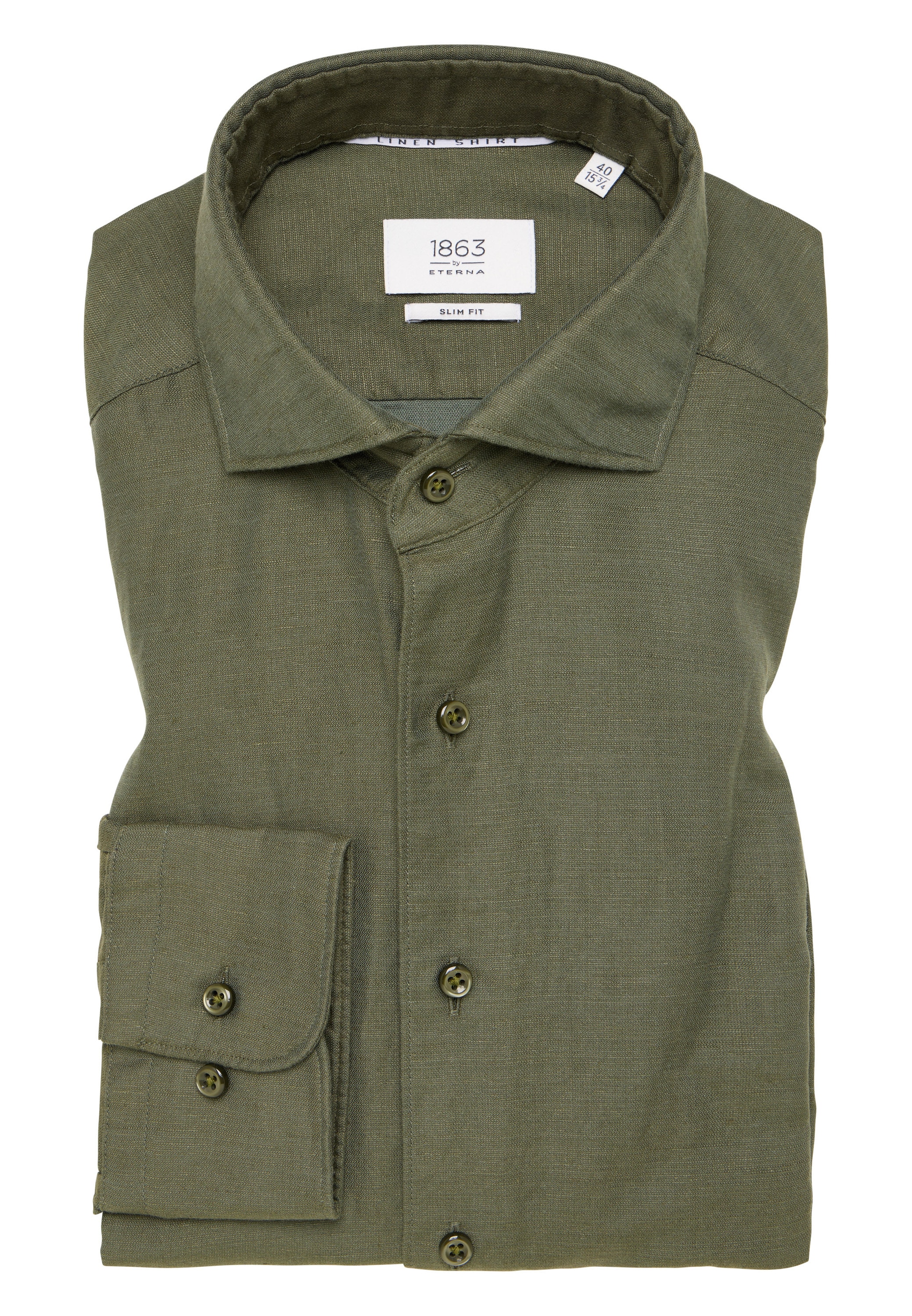 Eterna Langarmhemd »SLIM FIT«, EASY IRON (bügelleicht)