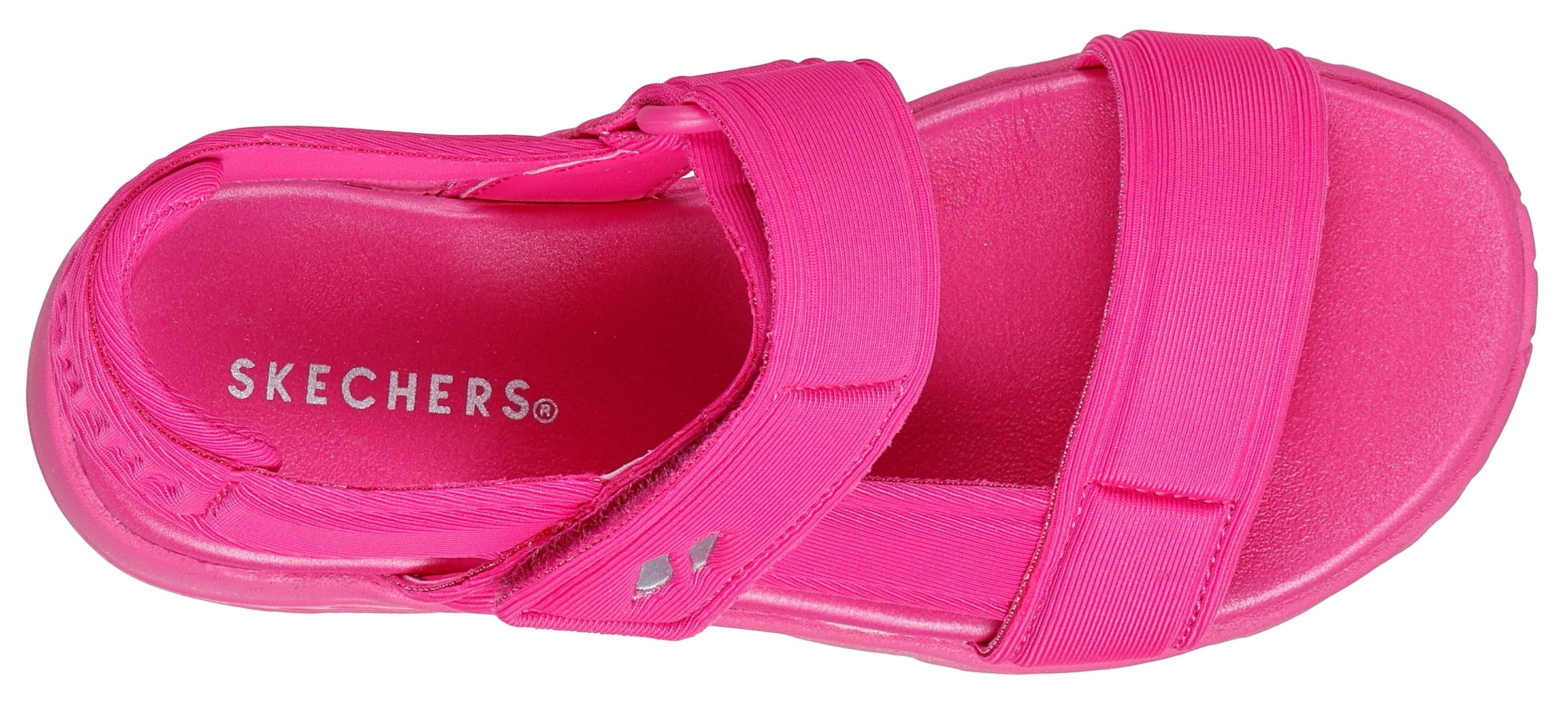 Skechers Sandale »UNO LITE SANDAL«, leichte Sandale mit Klettverschluss, Größenschablone zum Download