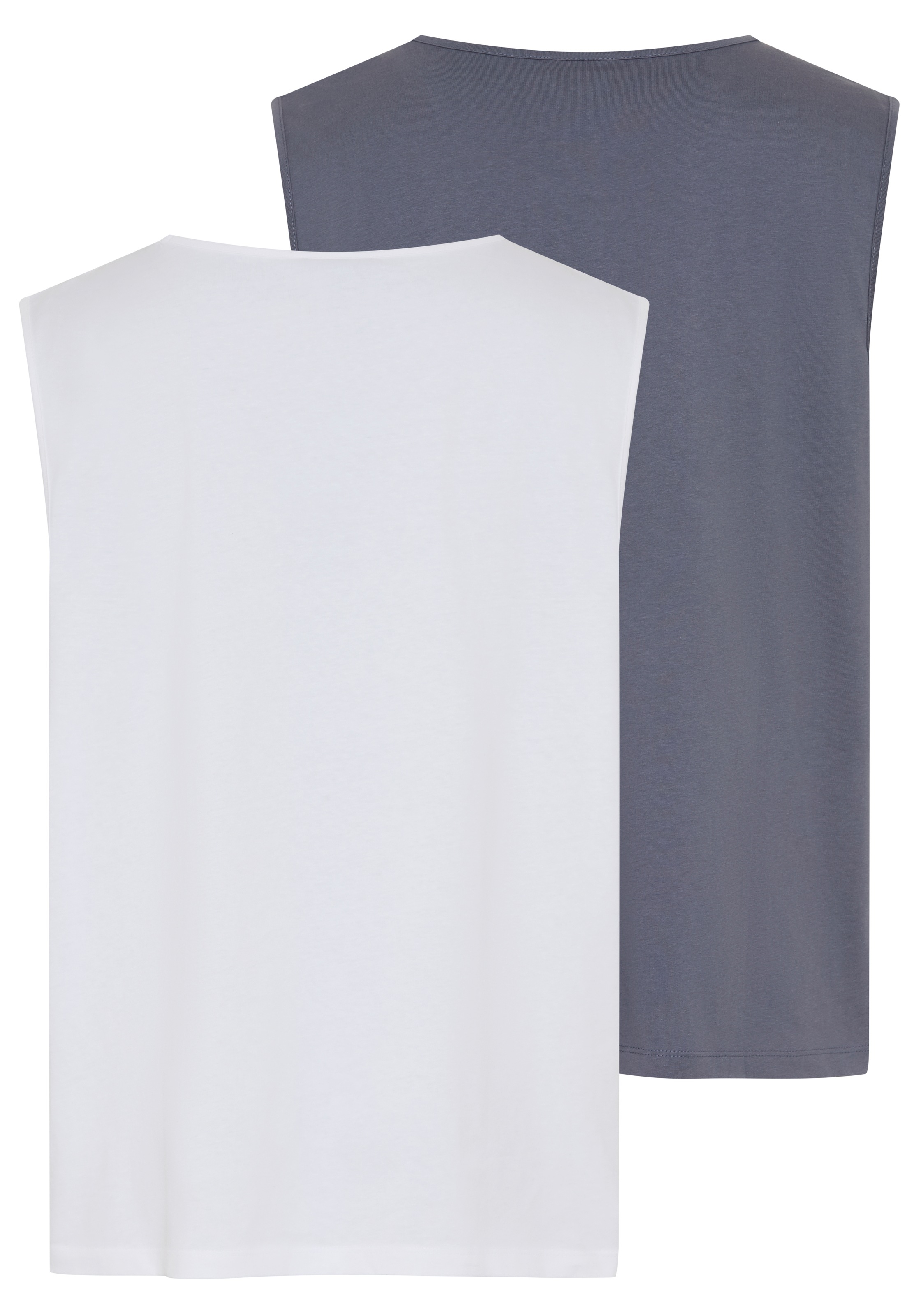 Tanktop CHIEMSEE "2pack Men Tank Top", Damen, Gr. 3XL, weiß, Obermaterial: 100% Baumwolle, Tops Tanktop, für vielseitige Aktivitäten, ideal für Schwimmen, sportlicher Stil 3