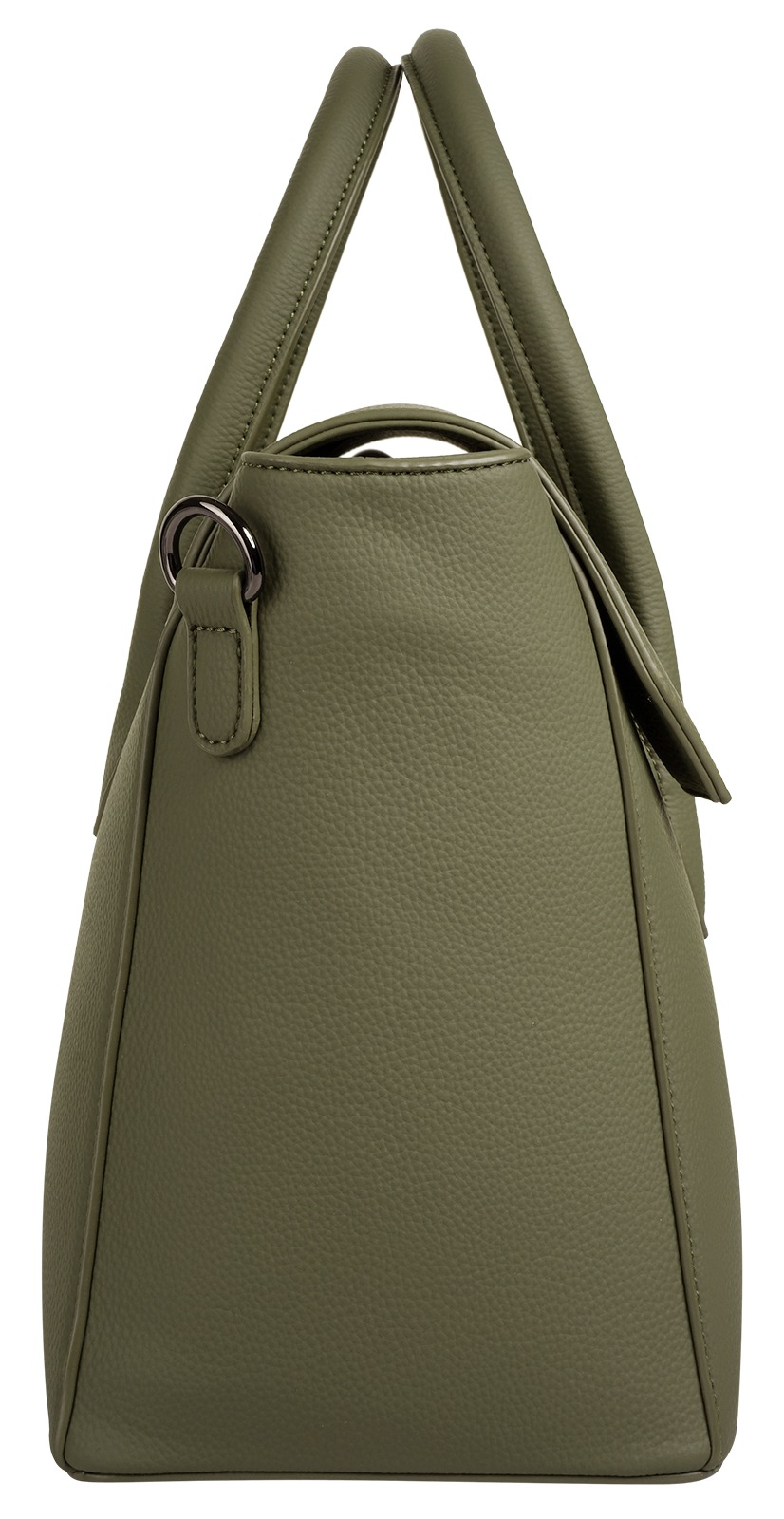 Henkeltasche BUGATTI "IRIA", Damen, Gr. B/H/T: 36cm x 24cm x 16cm onesize, oliv, Polyurethan (PU), leicht glänzend, unifarben, Taschen 3