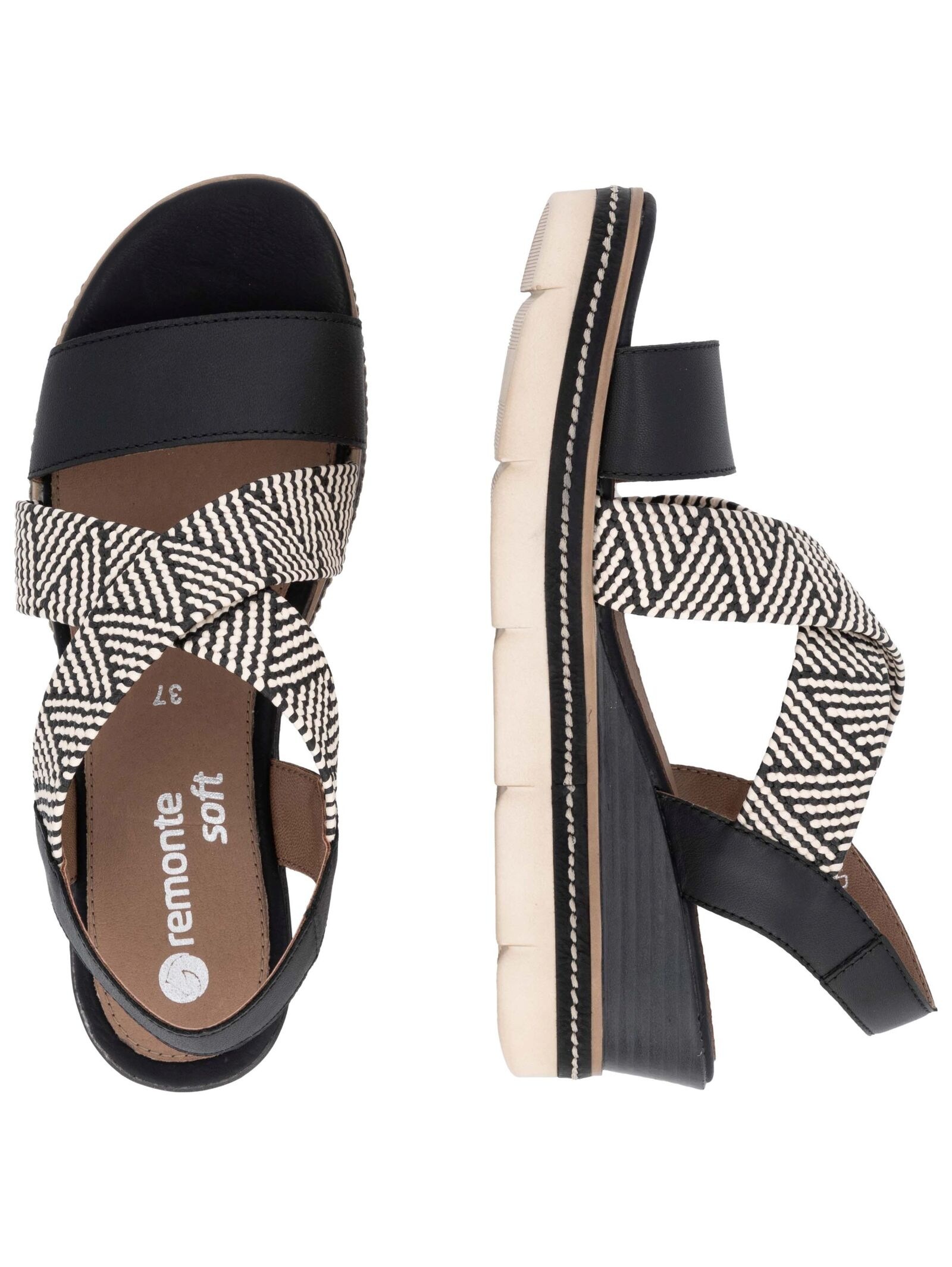 Remonte Keilsandalette »Remonte Sandalen Leder«